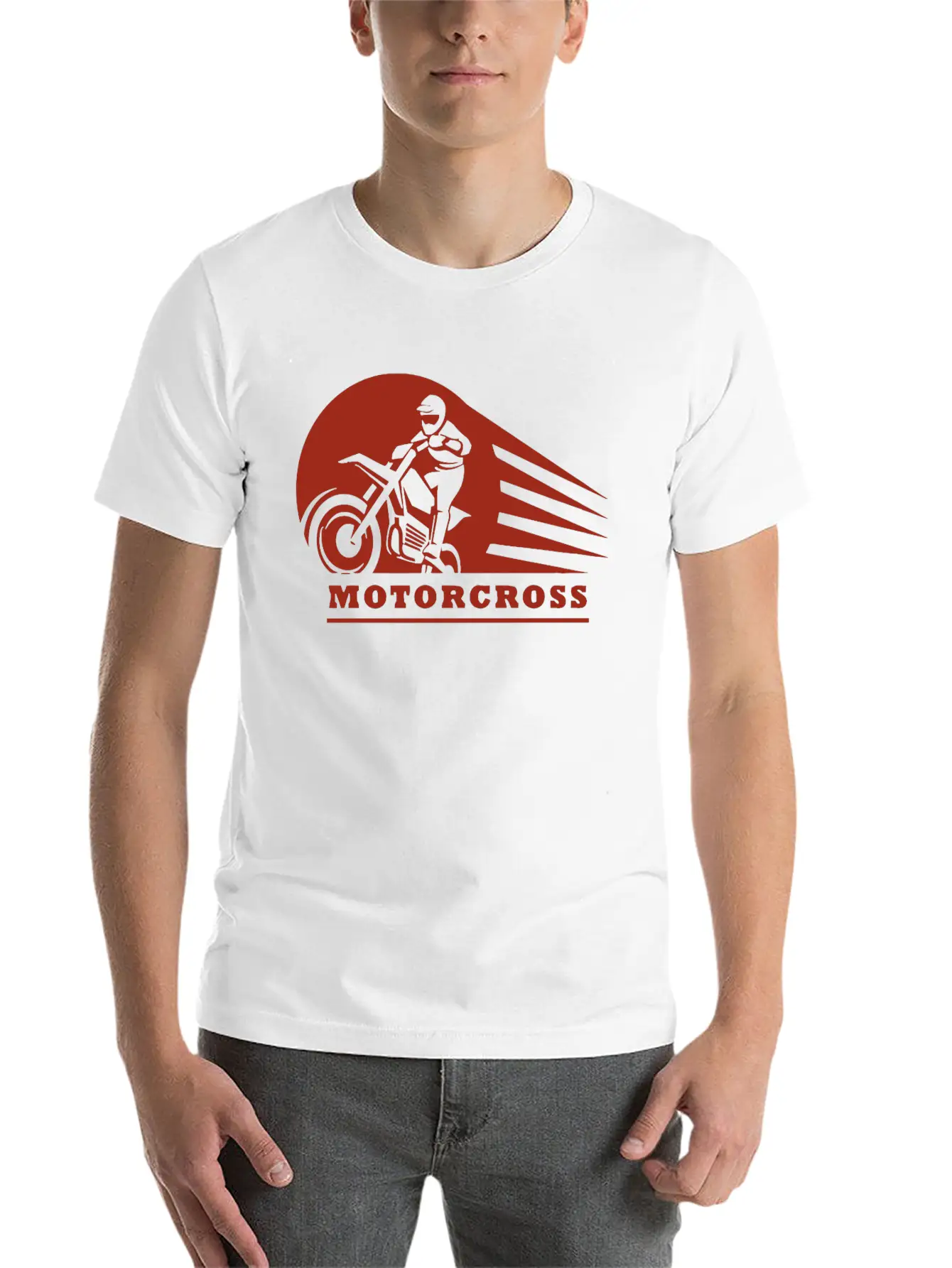Motor Cross Style Stylish Everyday T-Shirt – Unisex Basic Cotton Tee