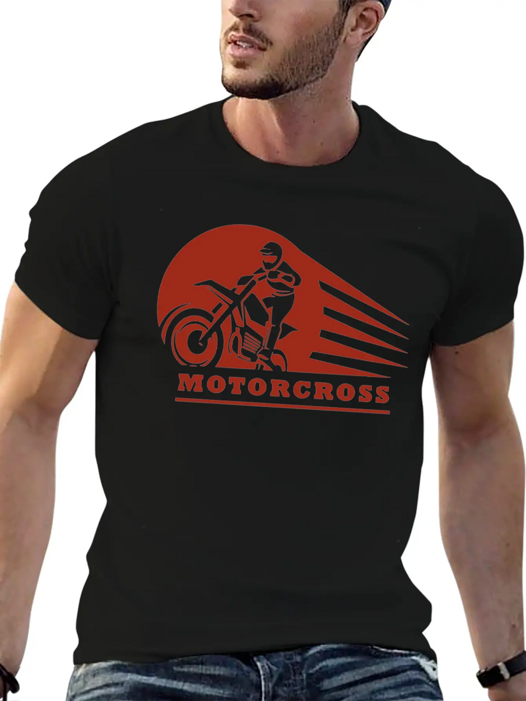 Motor Cross Style Stylish Everyday T-Shirt – Unisex Basic Cotton Tee