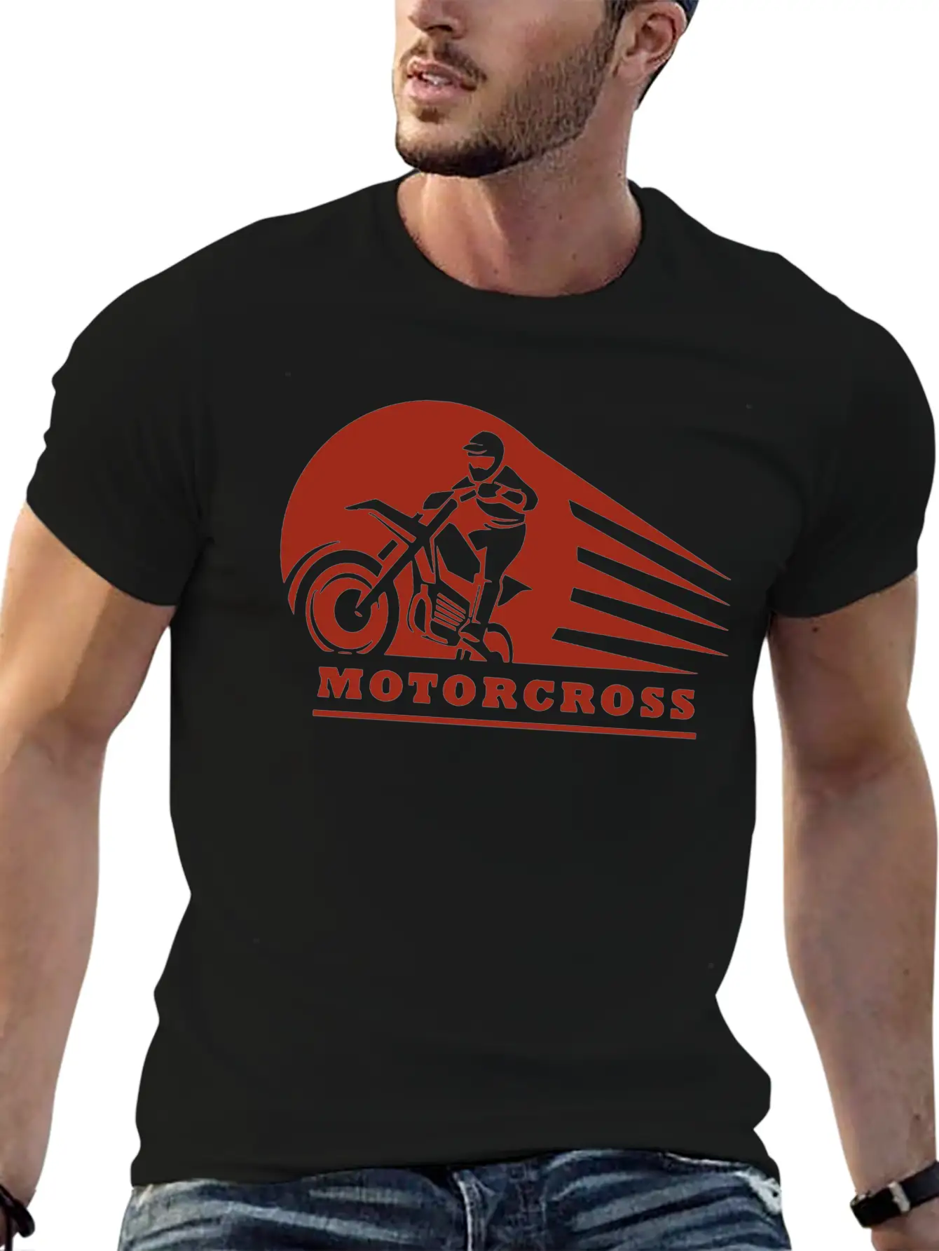 Motor Cross Style Stylish Everyday T-Shirt – Unisex Basic Cotton Tee