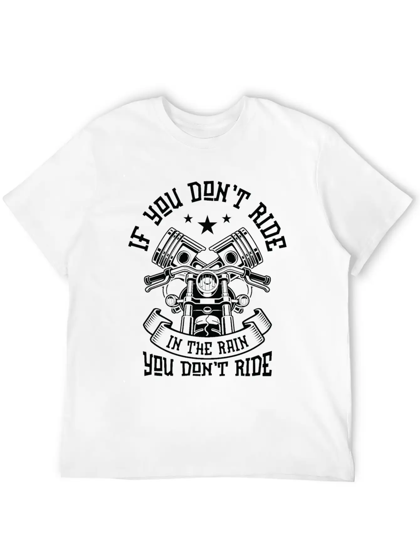 Motorcycle Fan Riding Rain Biker Motorcycles Timeless Short Sleeve Tee – Comfy And Minimalist Design