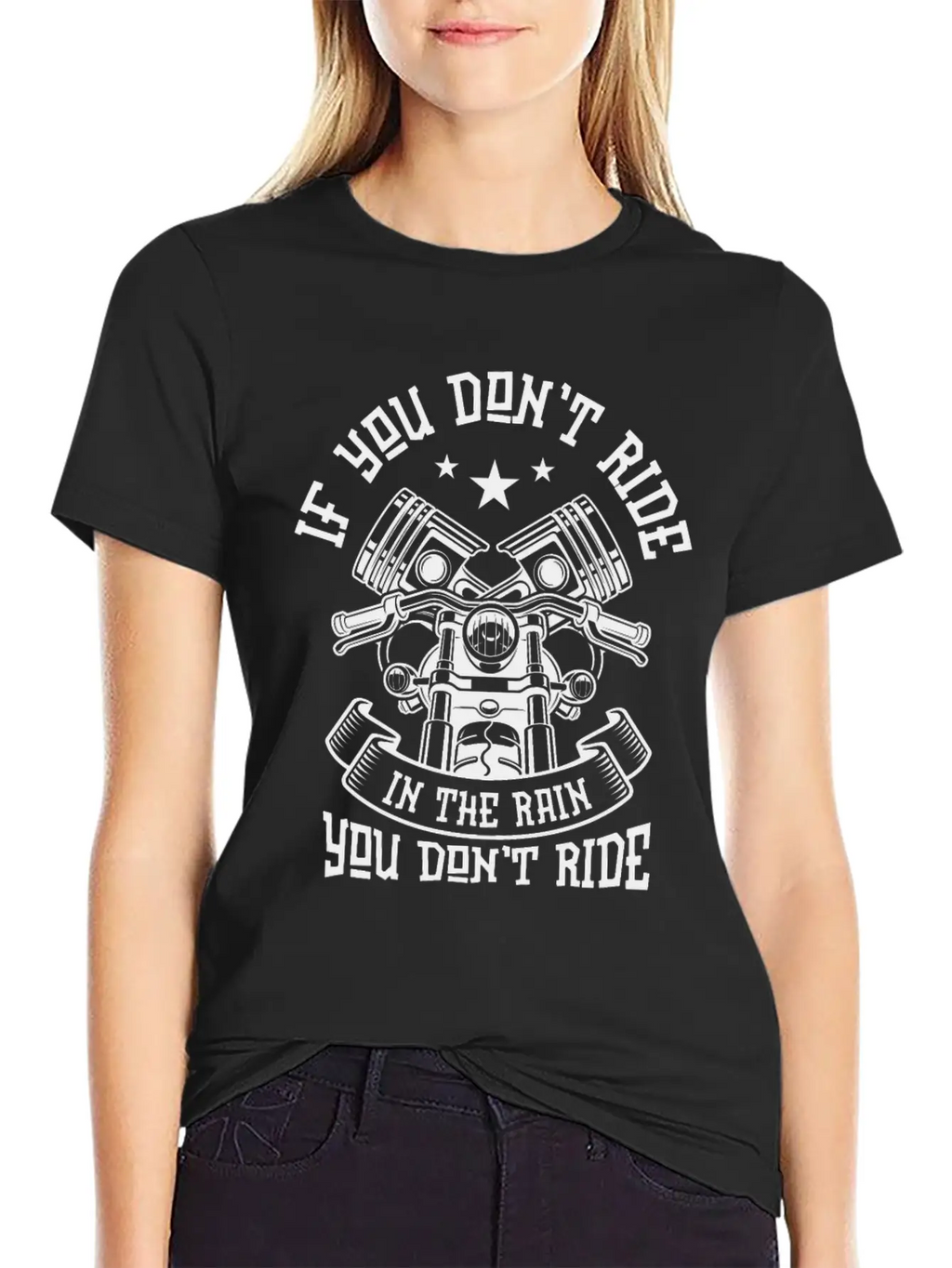 Motorcycle Fan Riding Rain Biker Motorcycles Timeless Short Sleeve Tee – Comfy And Minimalist Design