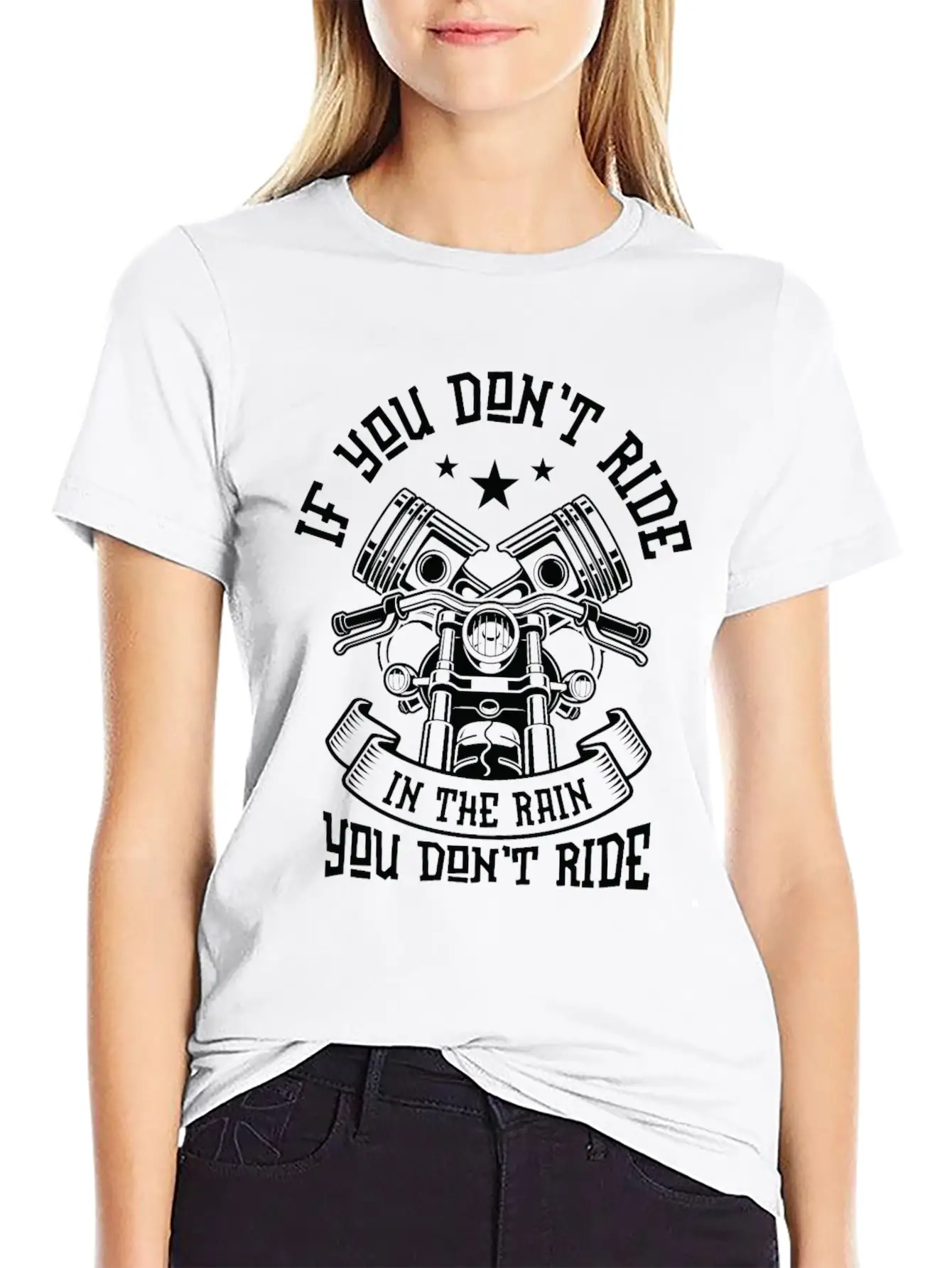 Motorcycle Fan Riding Rain Biker Motorcycles Timeless Short Sleeve Tee – Comfy And Minimalist Design