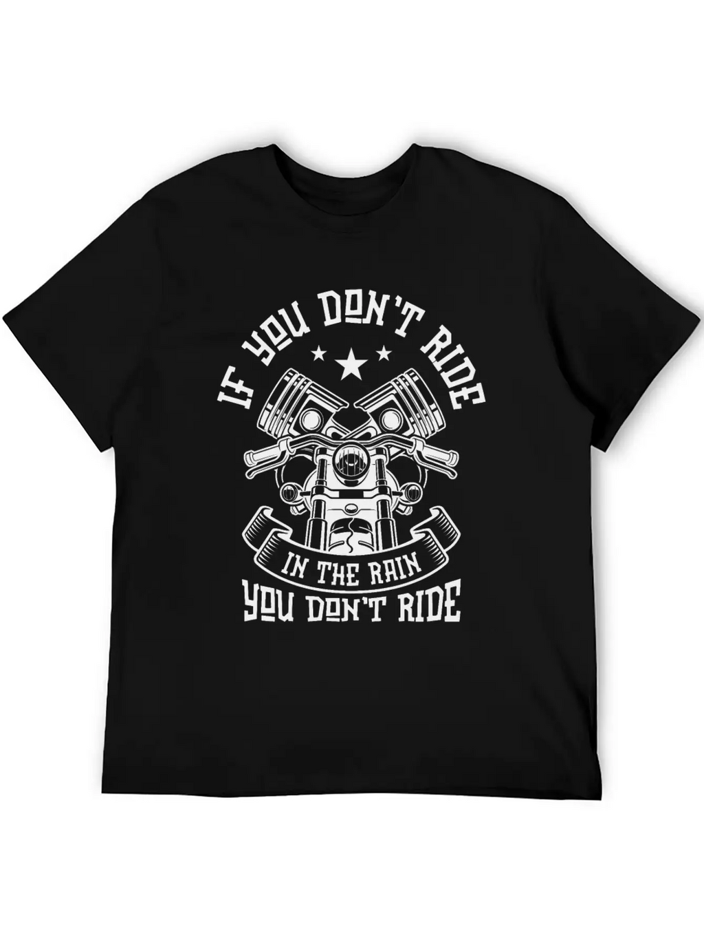 Motorcycle Fan Riding Rain Biker Motorcycles Timeless Short Sleeve Tee – Comfy And Minimalist Design