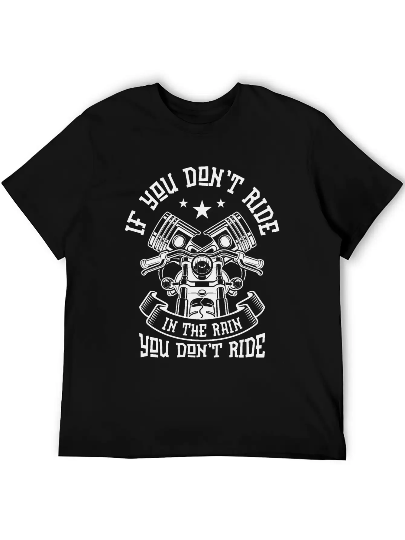 Motorcycle Fan Riding Rain Biker Motorcycles Timeless Short Sleeve Tee – Comfy And Minimalist Design