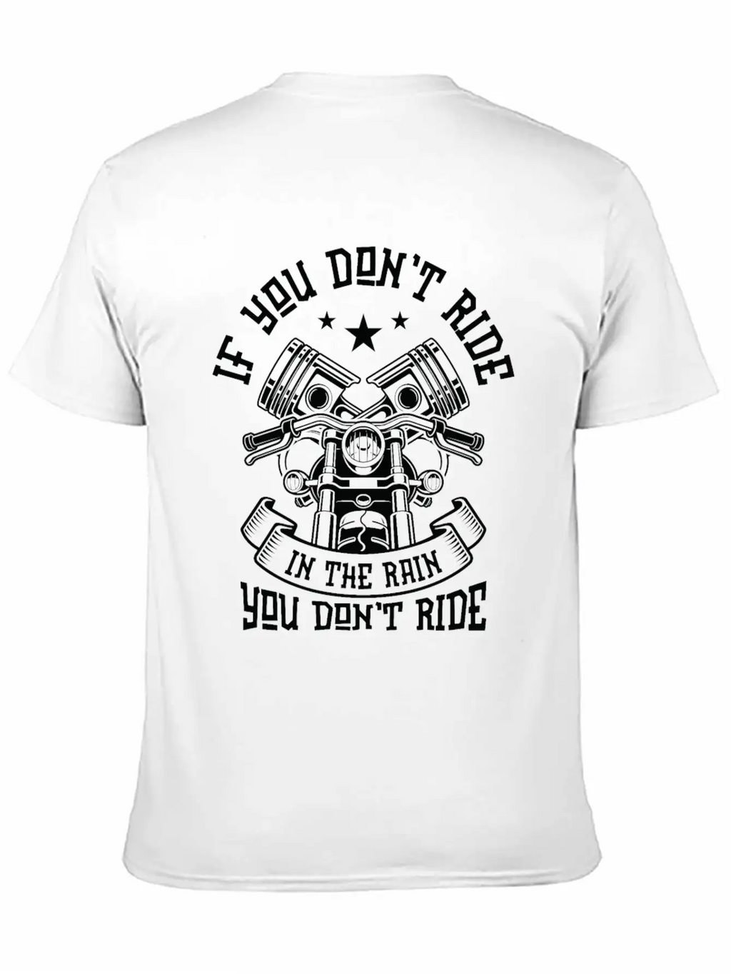 Motorcycle Fan Riding Rain Biker Motorcycles Timeless Short Sleeve Tee – Comfy And Minimalist Design