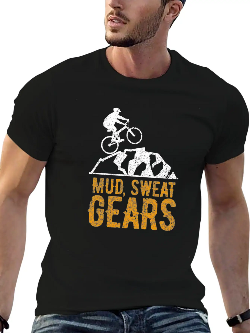 Mountain Bike Basic Graphic T-Shirt – Daily Comfort In Soft Cotton