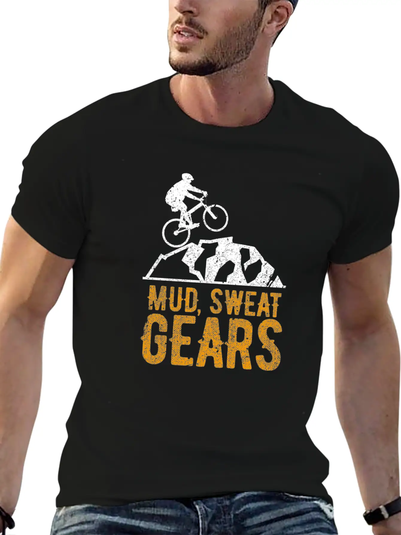Mountain Bike Basic Graphic T-Shirt – Daily Comfort In Soft Cotton