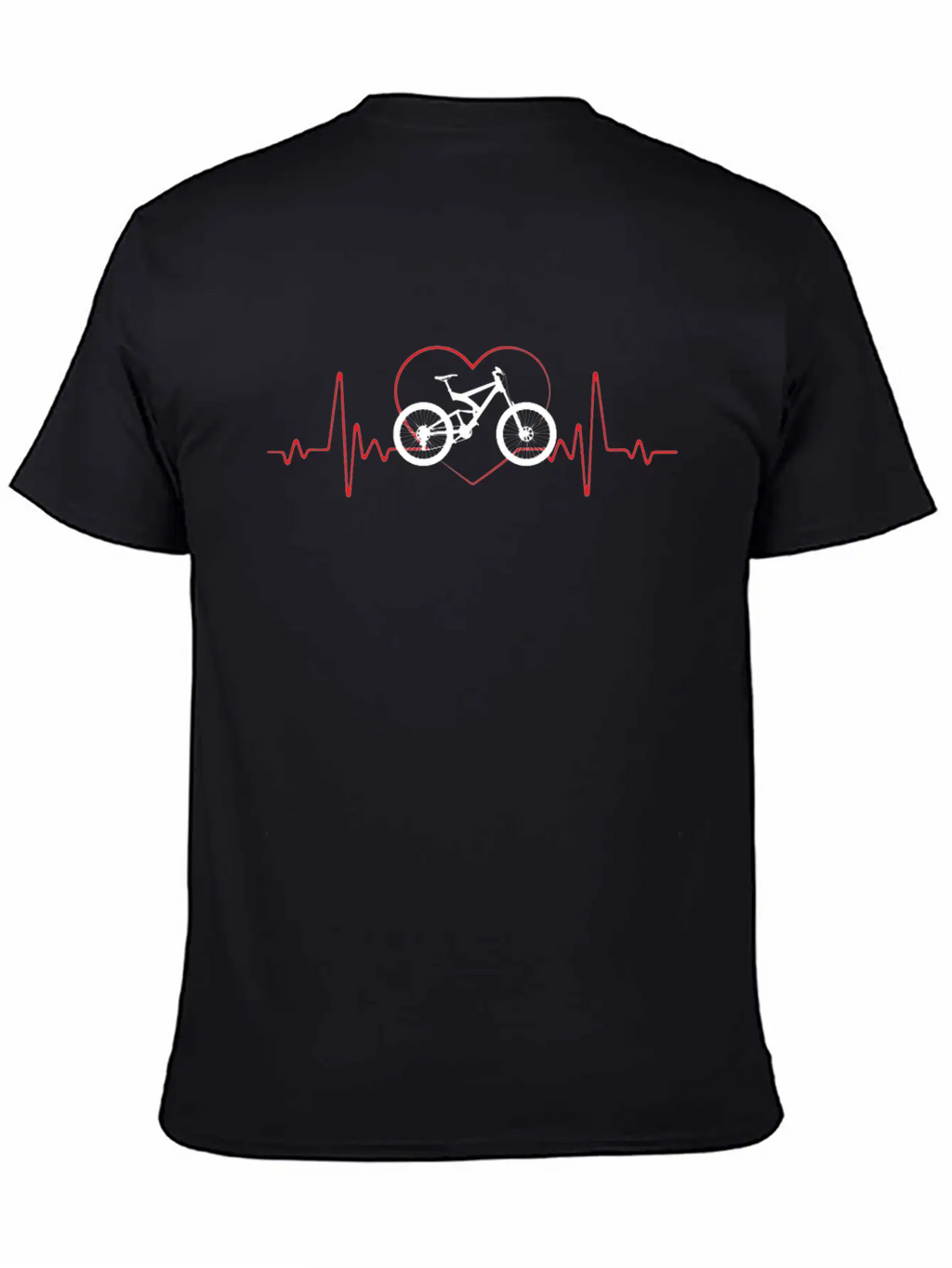Mountain Bike Lover Mountain Bike Ekg Heartbeat Classic Cotton Tee – Unisex Comfort For Any Season