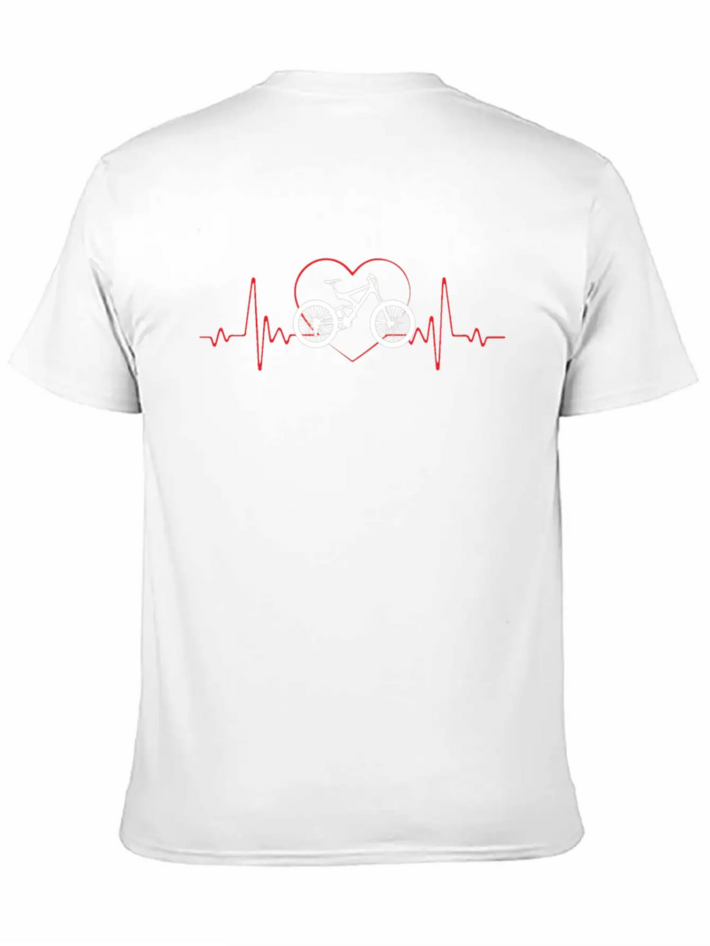 Mountain Bike Lover Mountain Bike Ekg Heartbeat Classic Cotton Tee – Unisex Comfort For Any Season