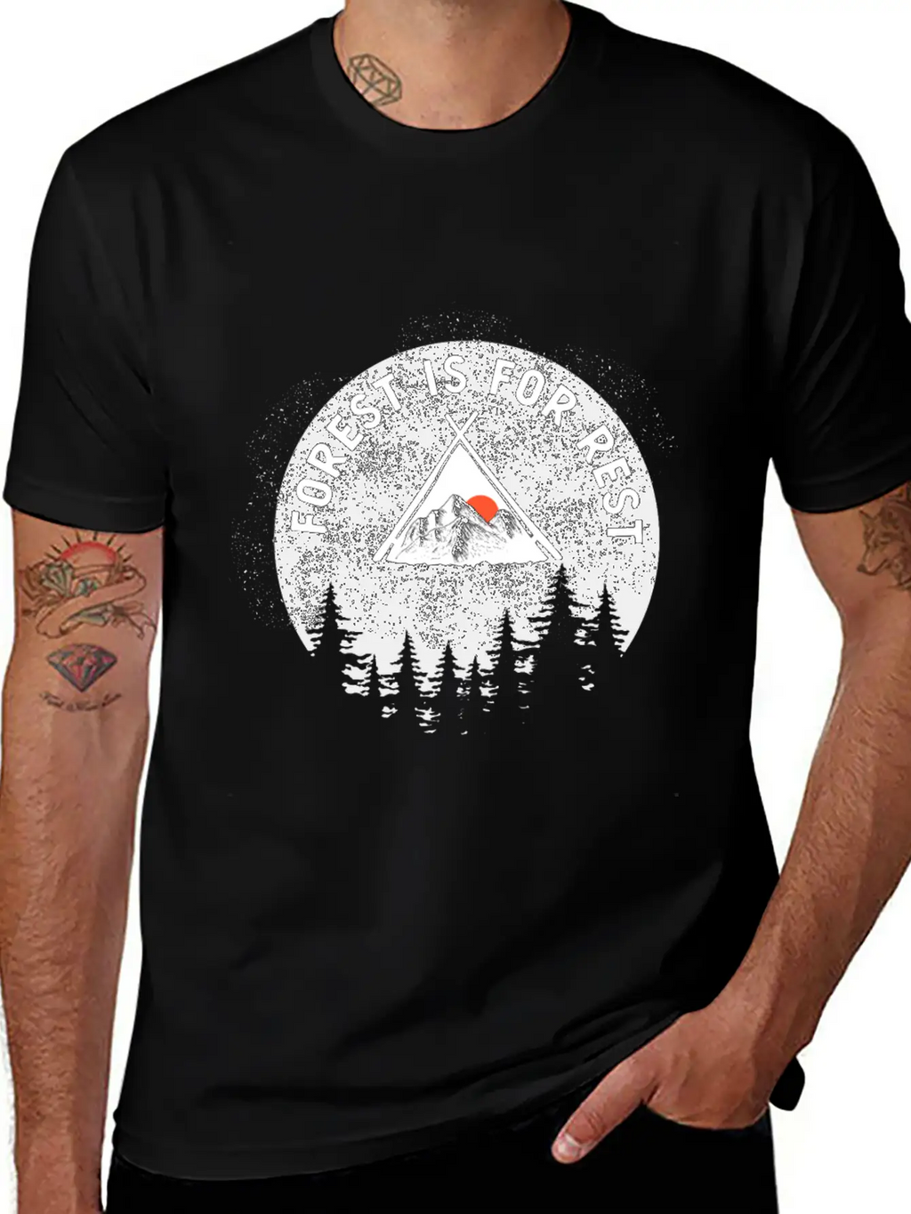 Mountain Landscape And Inspiring Basic Graphic T-Shirt – Daily Comfort In Soft Cotton