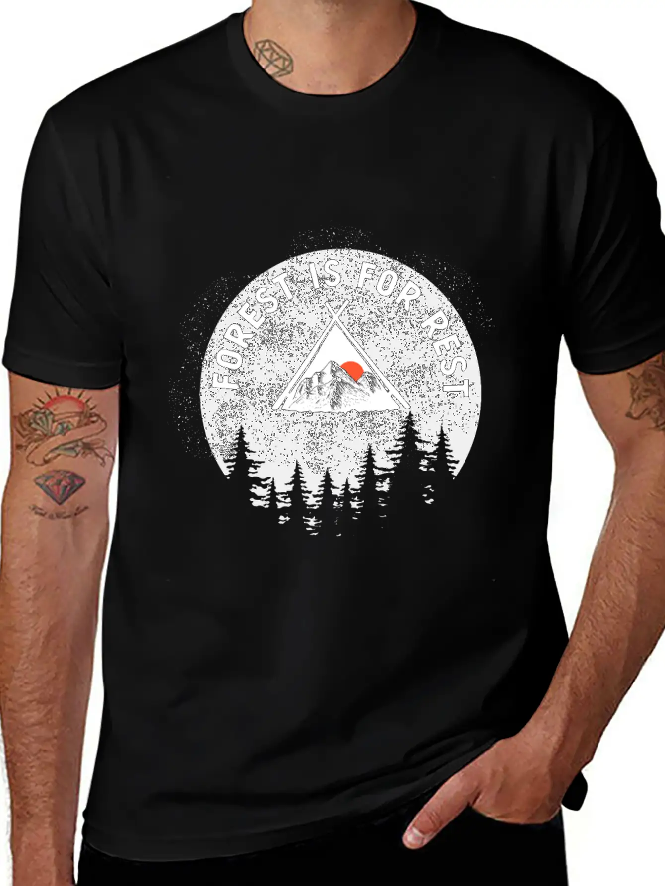 Mountain Landscape And Inspiring Basic Graphic T-Shirt – Daily Comfort In Soft Cotton