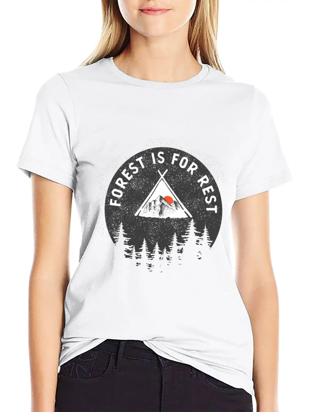 Mountain Landscape And Inspiring Basic Graphic T-Shirt – Daily Comfort In Soft Cotton
