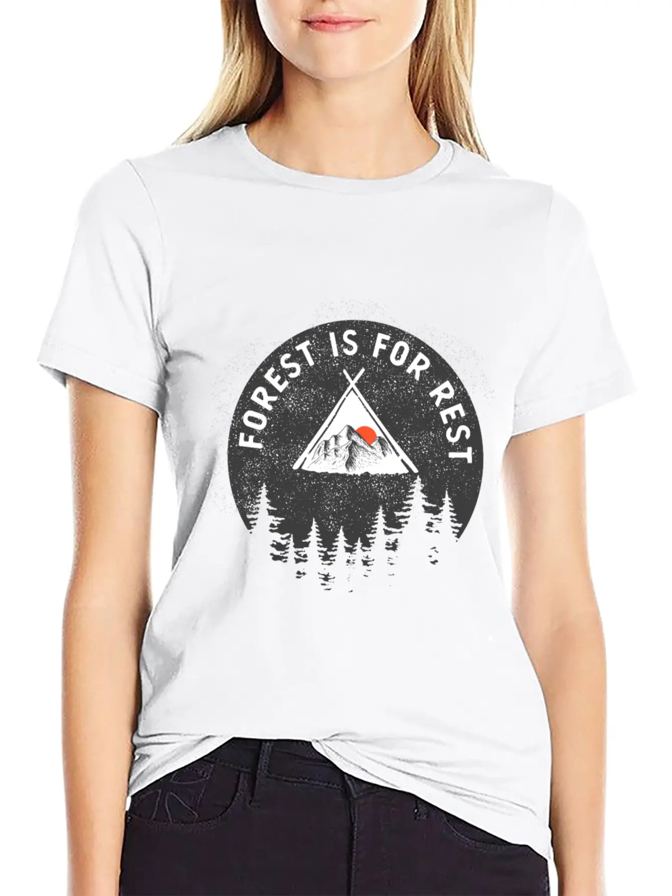 Mountain Landscape And Inspiring Basic Graphic T-Shirt – Daily Comfort In Soft Cotton