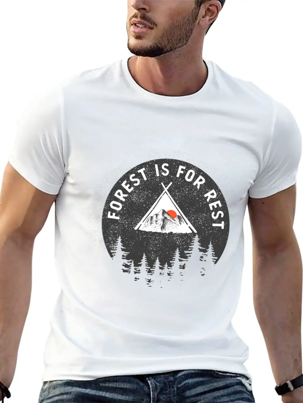 Mountain Landscape And Inspiring Basic Graphic T-Shirt – Daily Comfort In Soft Cotton