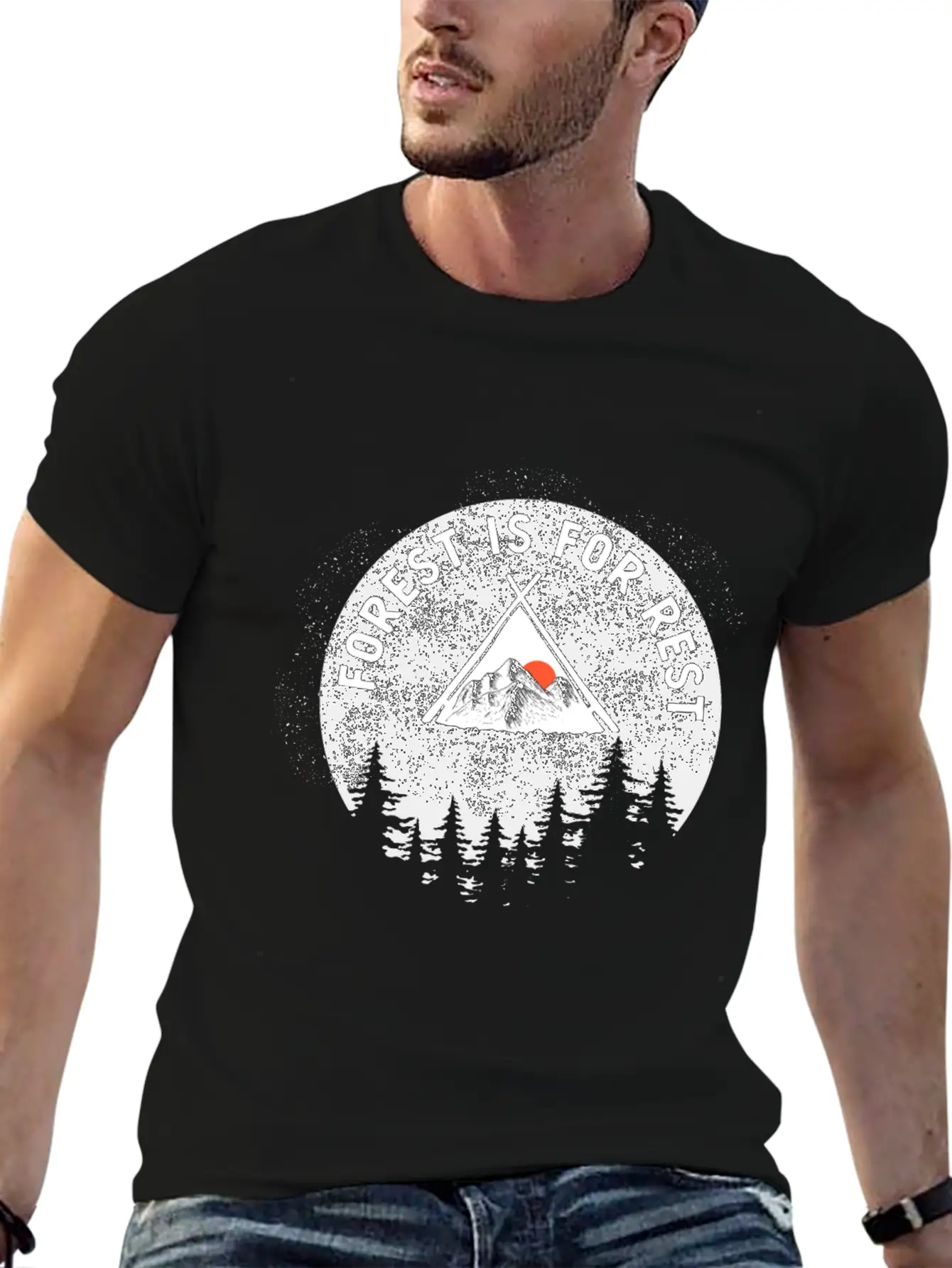 Mountain Landscape And Inspiring Basic Graphic T-Shirt – Daily Comfort In Soft Cotton