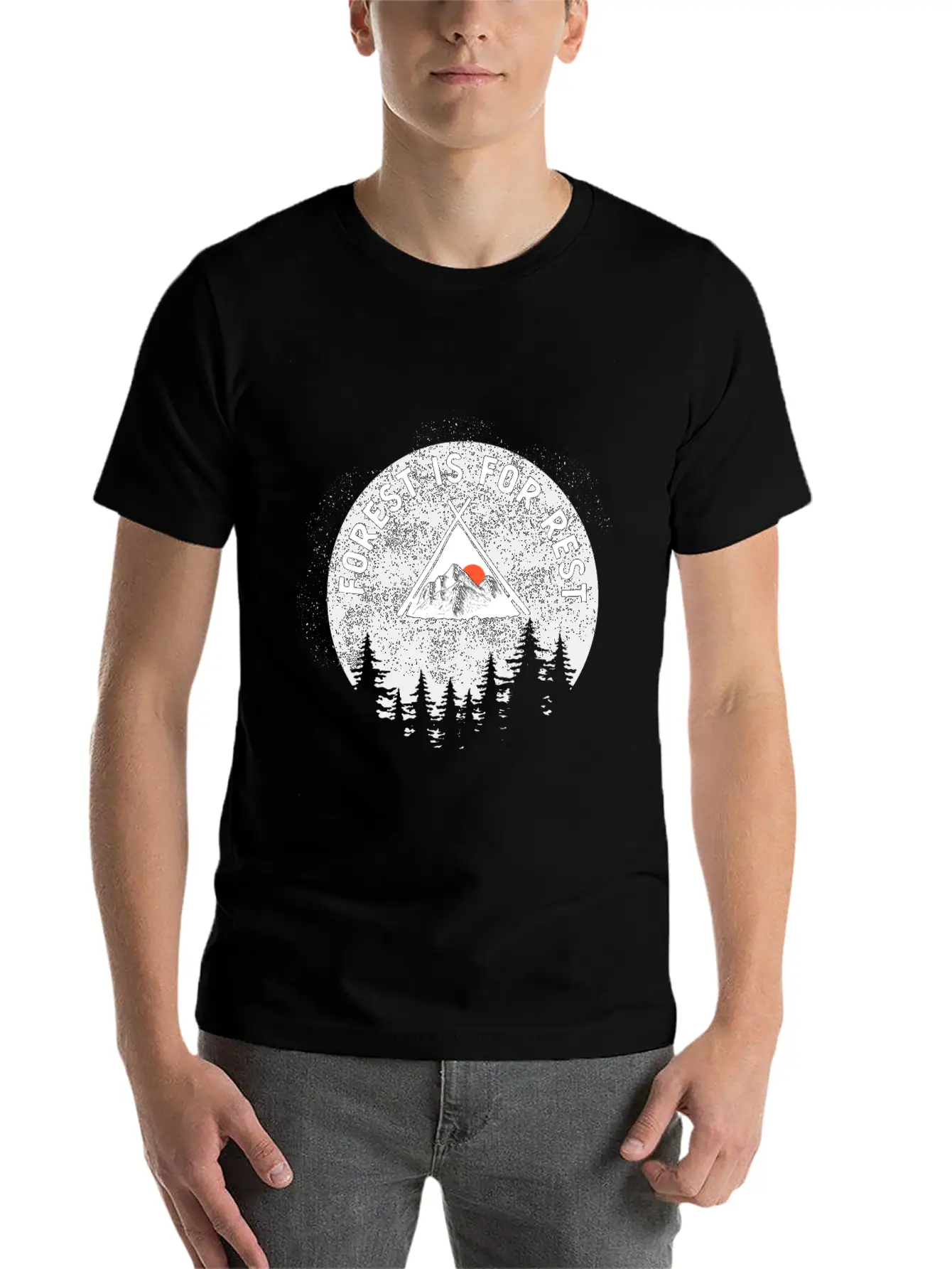 Mountain Landscape And Inspiring Basic Graphic T-Shirt – Daily Comfort In Soft Cotton