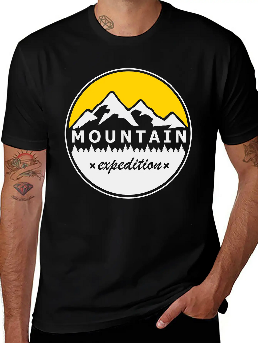 Mountain Stylish Everyday T-Shirt – Unisex Basic Cotton Tee