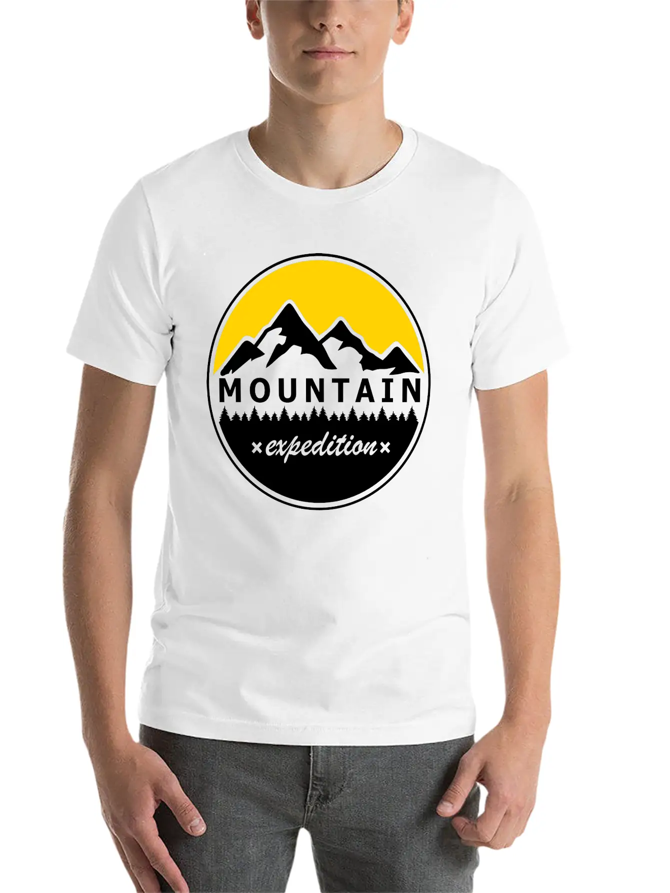 Mountain Stylish Everyday T-Shirt – Unisex Basic Cotton Tee
