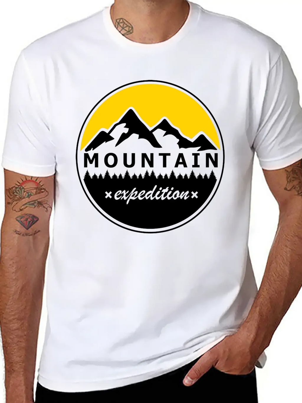 Mountain Stylish Everyday T-Shirt – Unisex Basic Cotton Tee