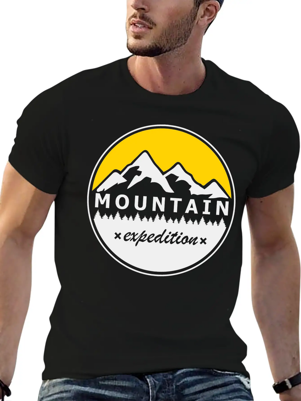 Mountain Stylish Everyday T-Shirt – Unisex Basic Cotton Tee