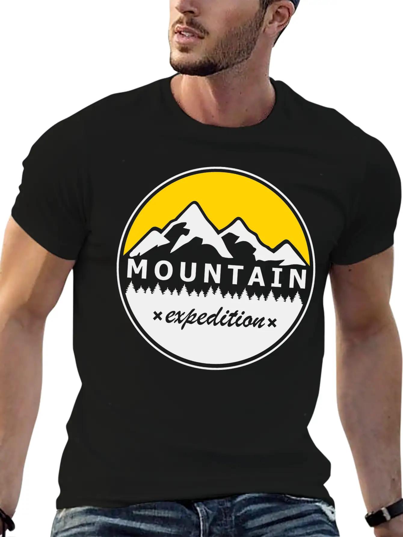 Mountain Stylish Everyday T-Shirt – Unisex Basic Cotton Tee