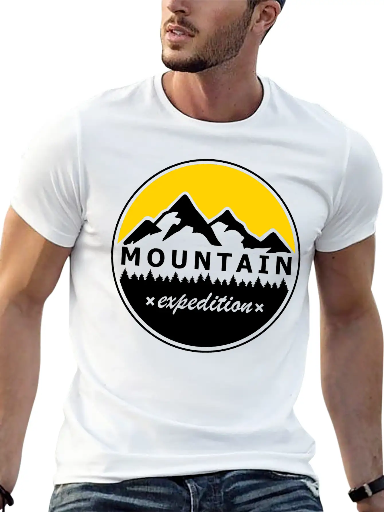 Mountain Stylish Everyday T-Shirt – Unisex Basic Cotton Tee