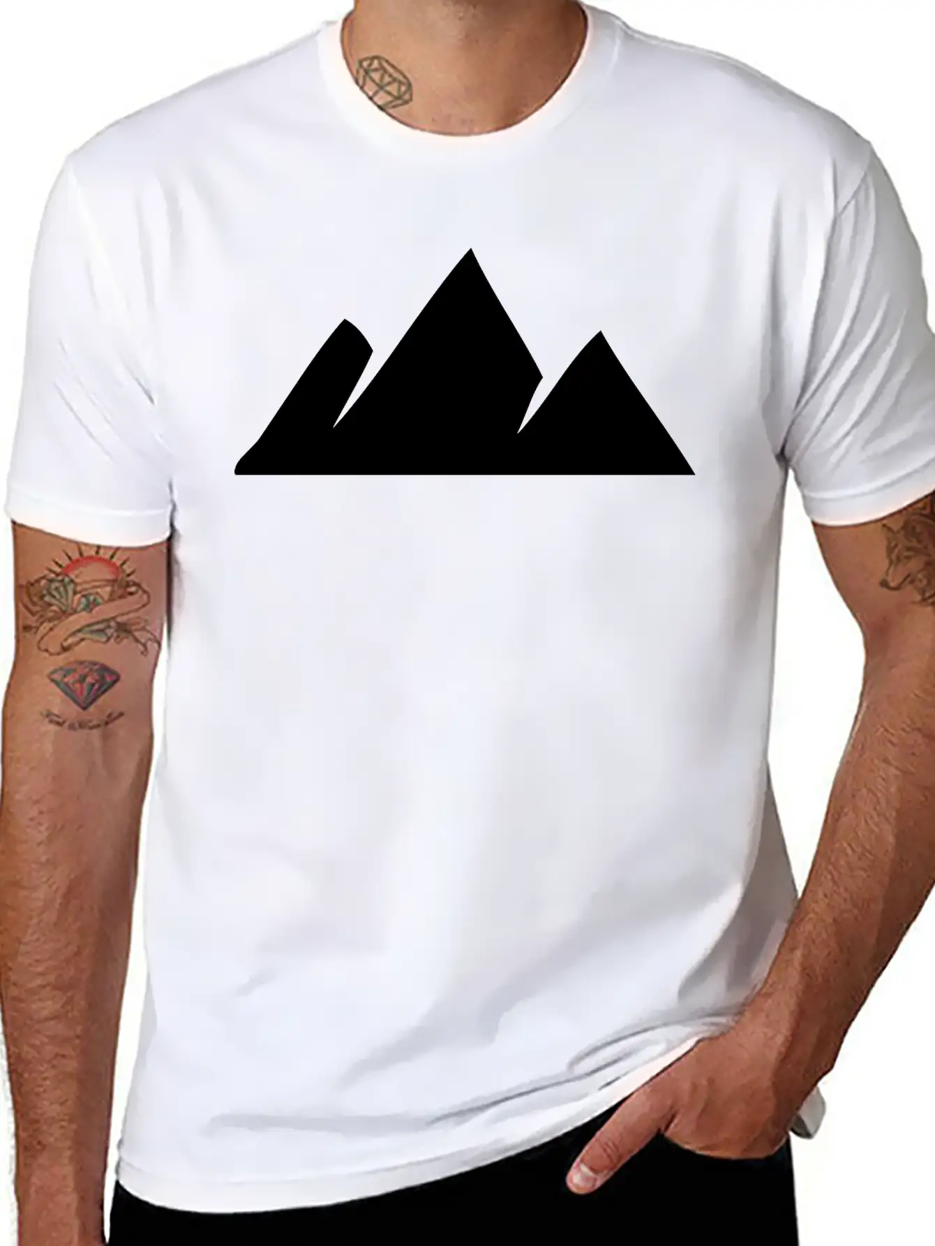 Mountain Terrain Relaxed Everyday Tee – Lightweight And Durable Cotton