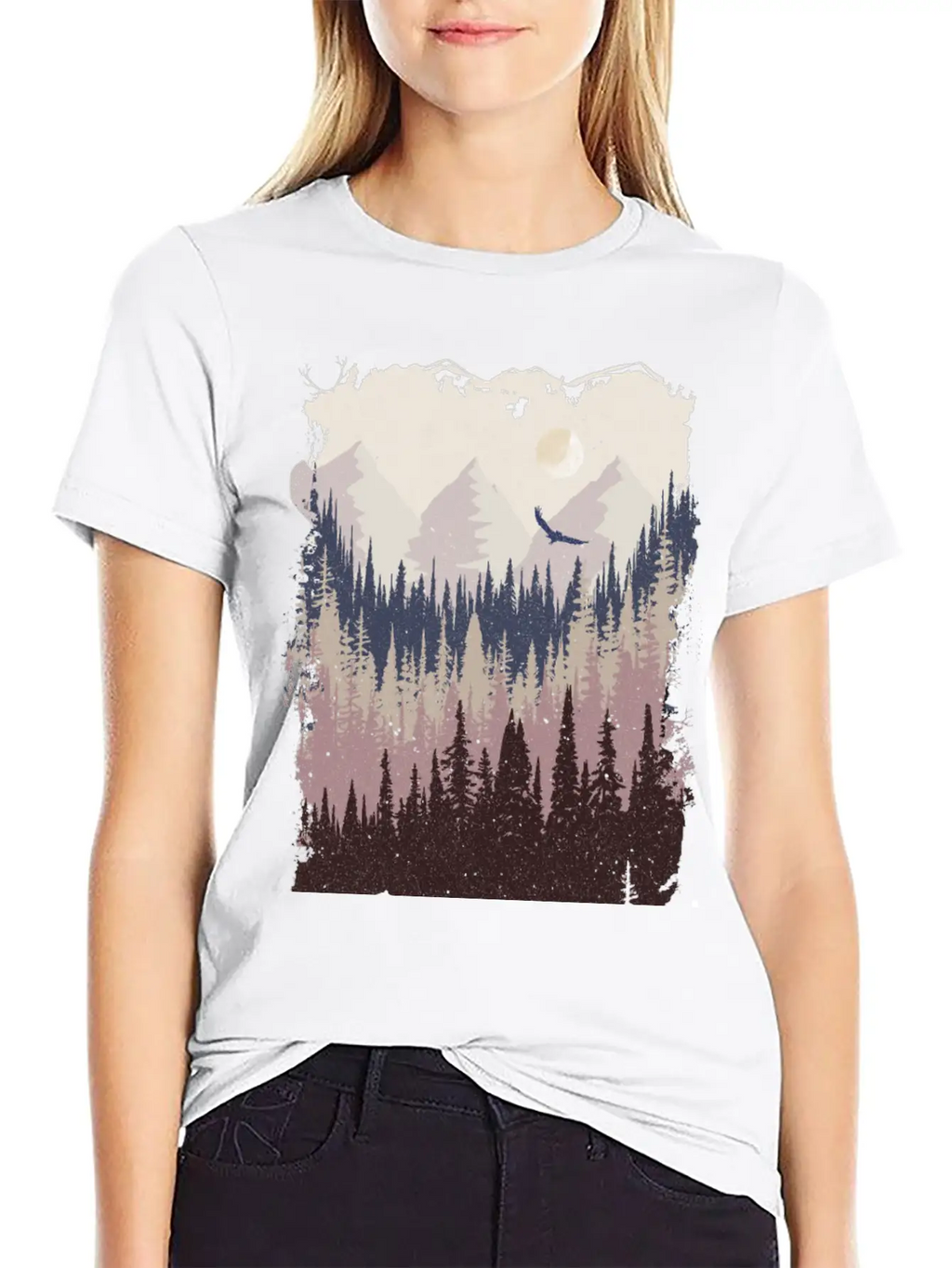 Mountains Breathable Graphic T-Shirt – Perfect For Casual Days