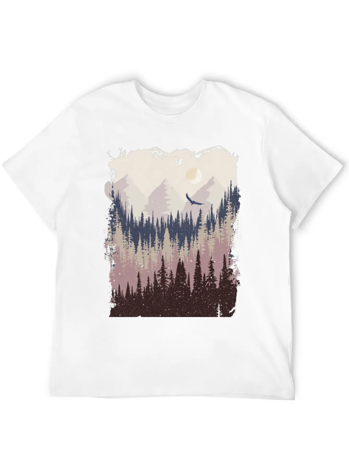 Mountains Breathable Graphic T-Shirt – Perfect For Casual Days