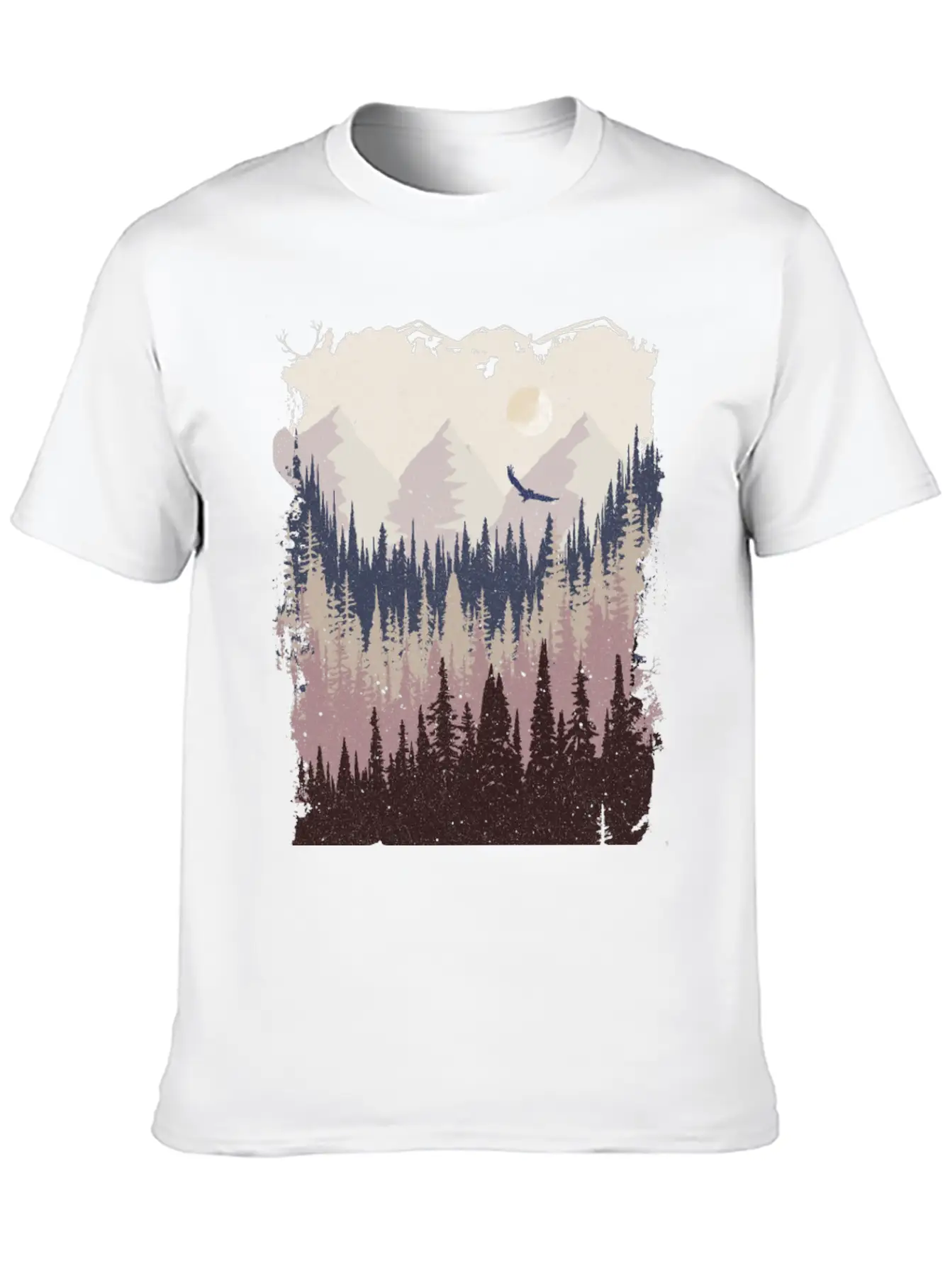 Mountains Breathable Graphic T-Shirt – Perfect For Casual Days
