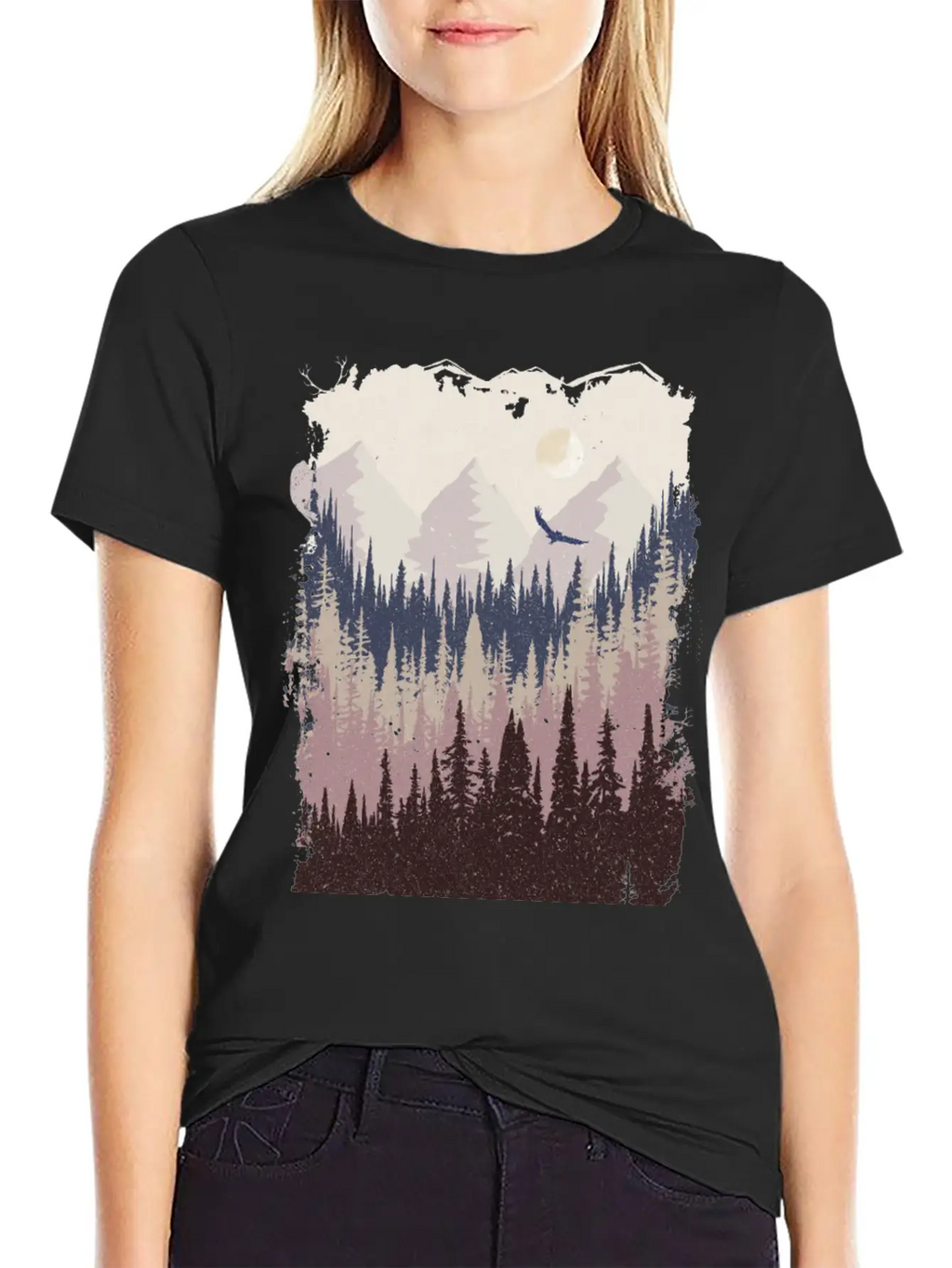Mountains Breathable Graphic T-Shirt – Perfect For Casual Days