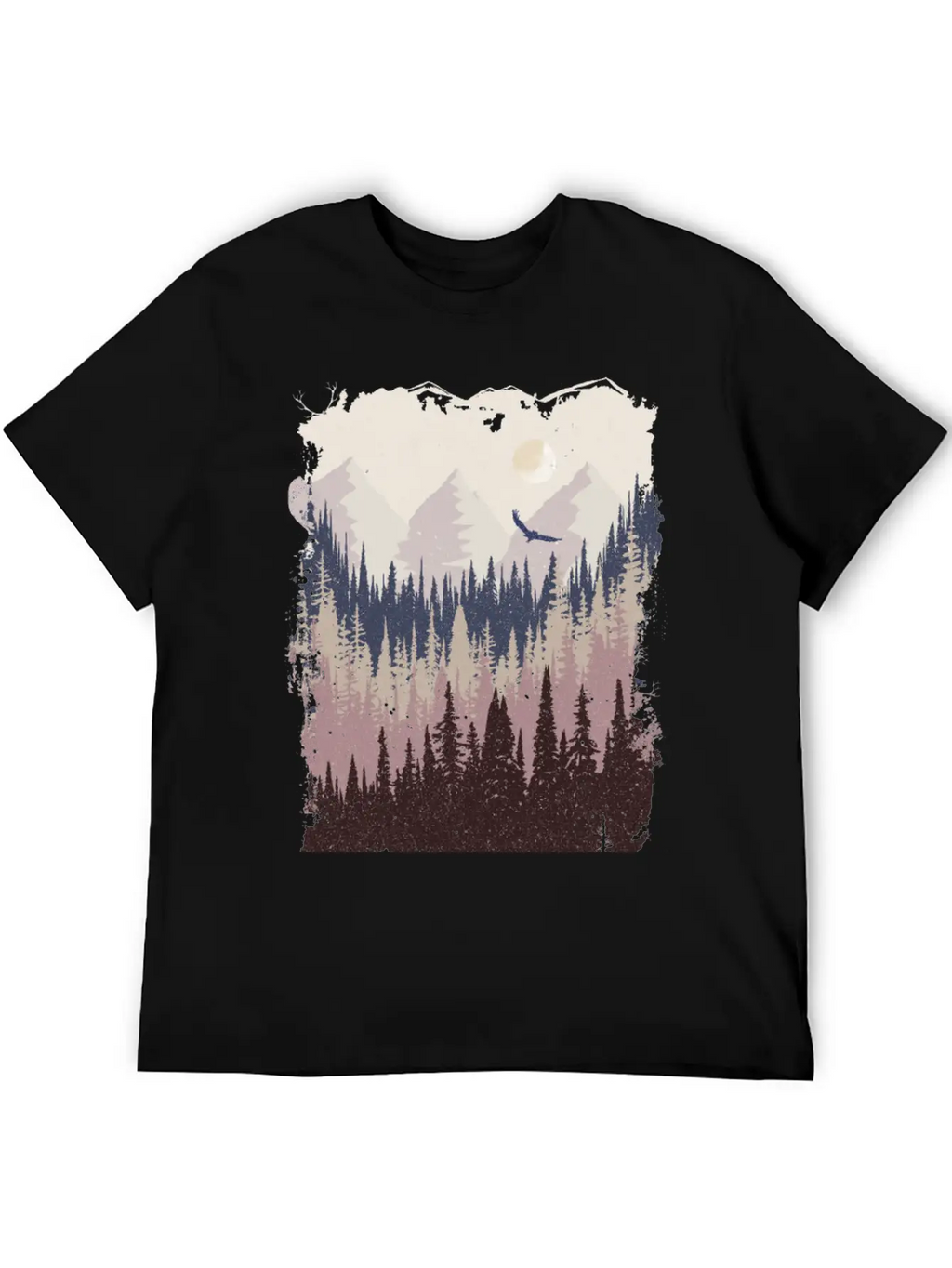 Mountains Breathable Graphic T-Shirt – Perfect For Casual Days