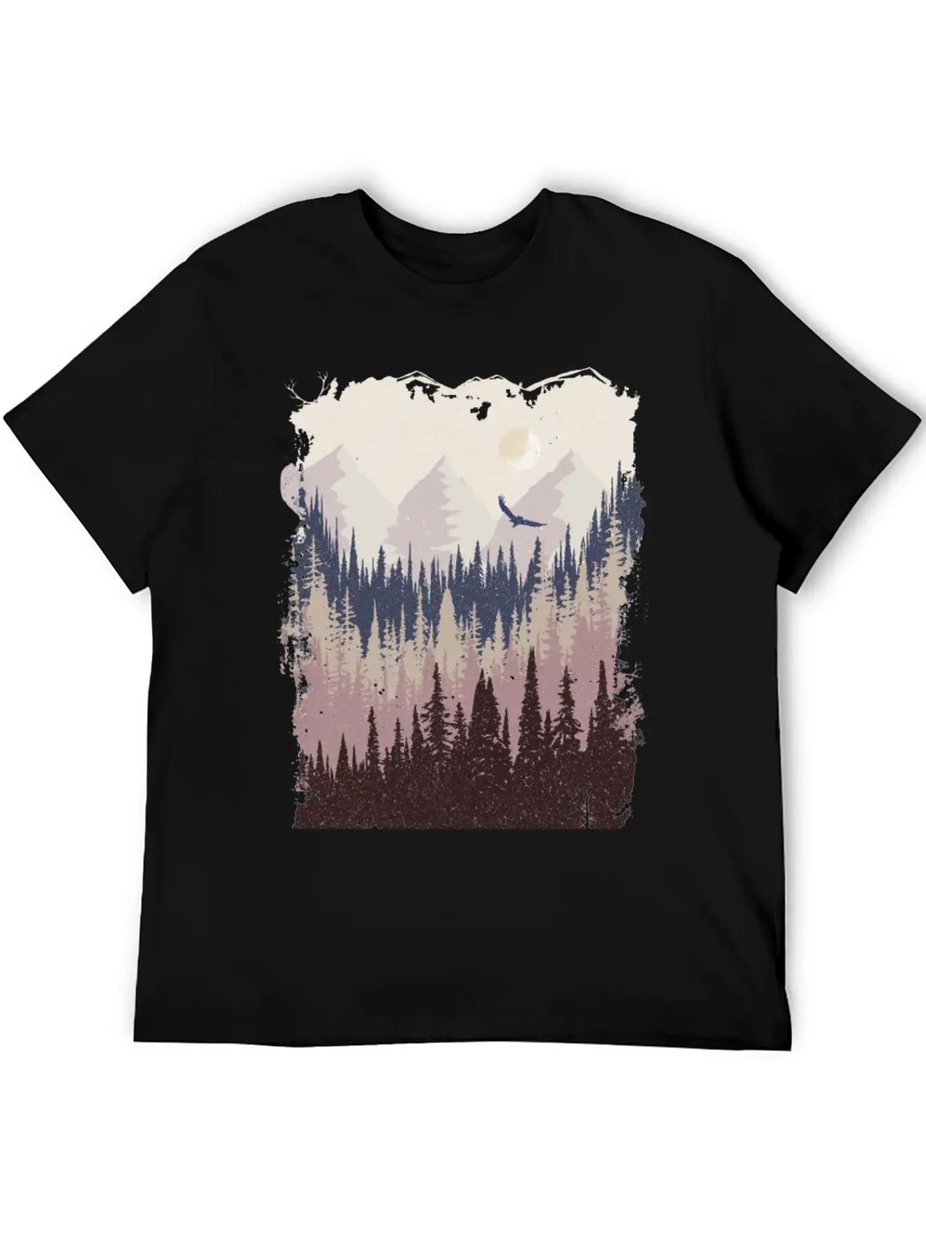 Mountains Breathable Graphic T-Shirt – Perfect For Casual Days