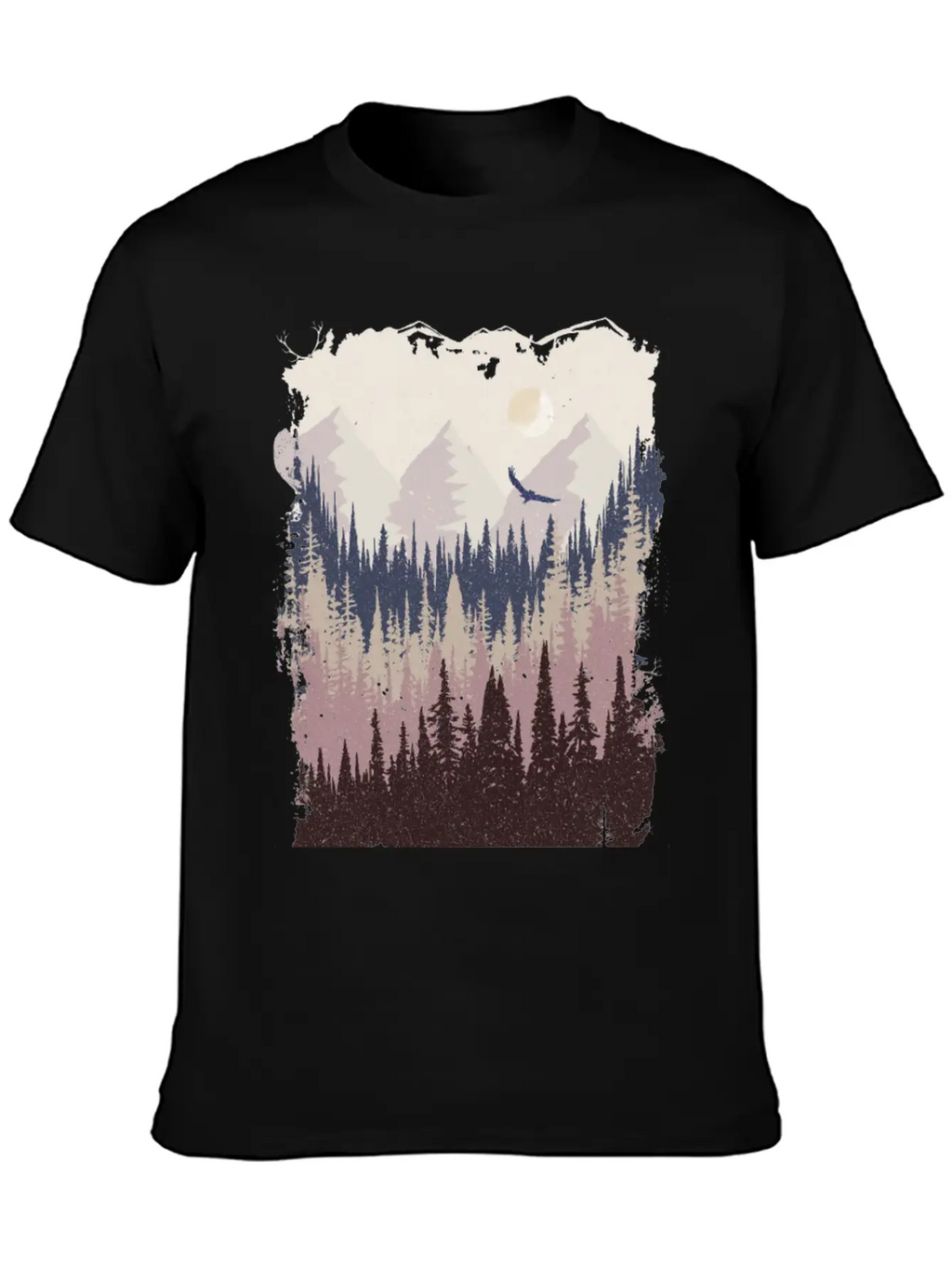Mountains Breathable Graphic T-Shirt – Perfect For Casual Days