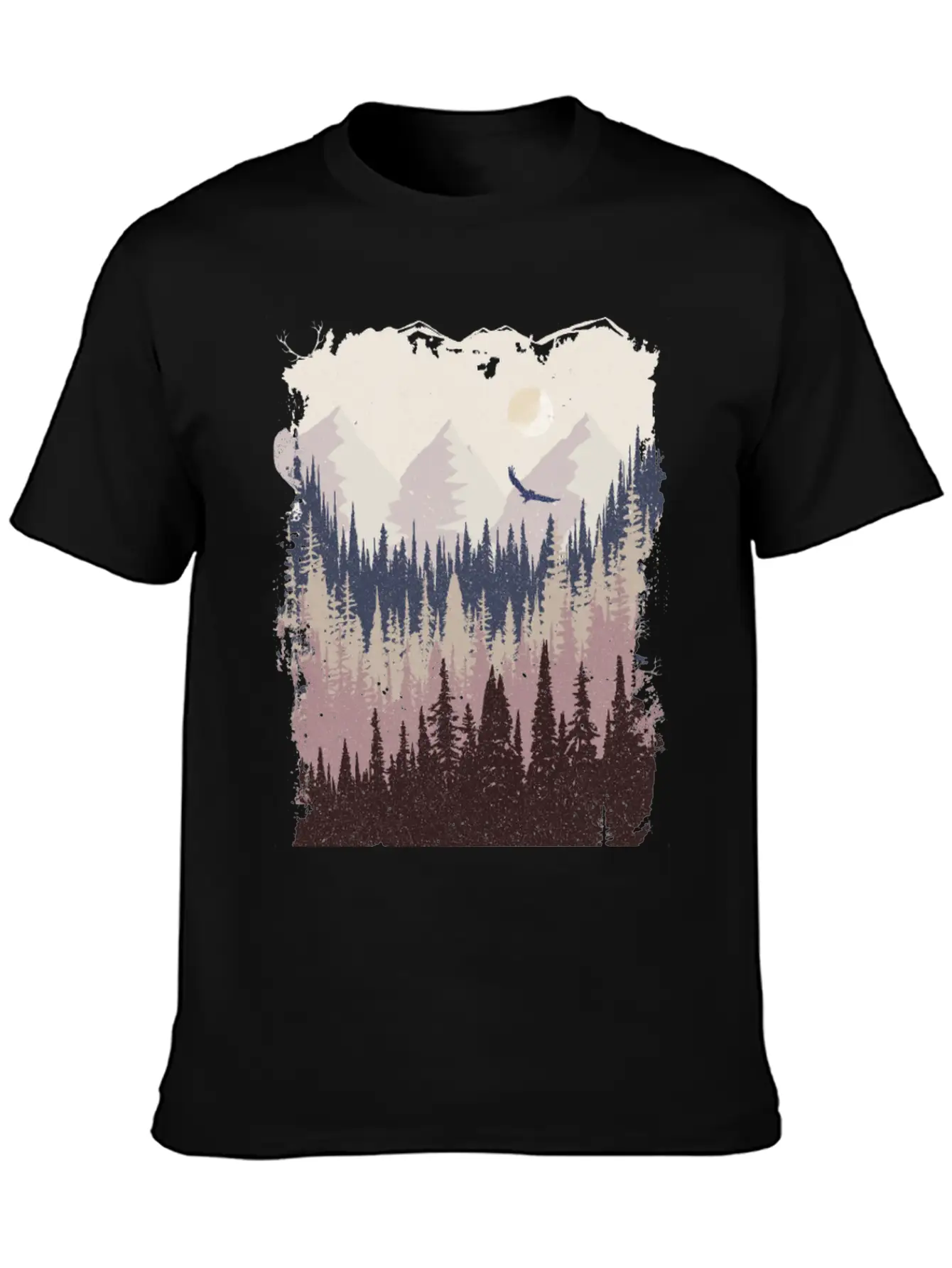 Mountains Breathable Graphic T-Shirt – Perfect For Casual Days