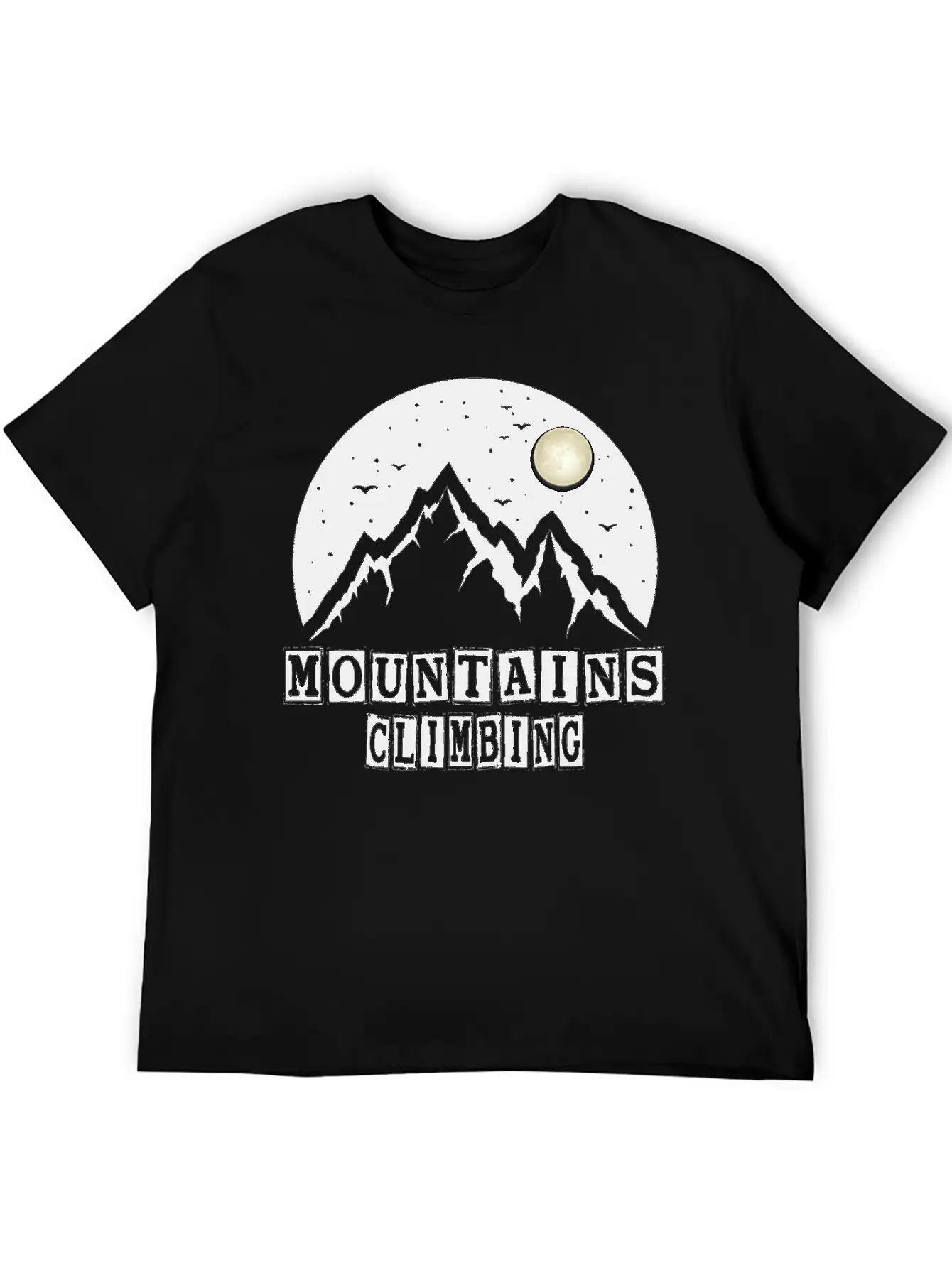 MOUNTAINS CLIMBING Essential Cotton Tee For Daily Outfits – Unisex Style