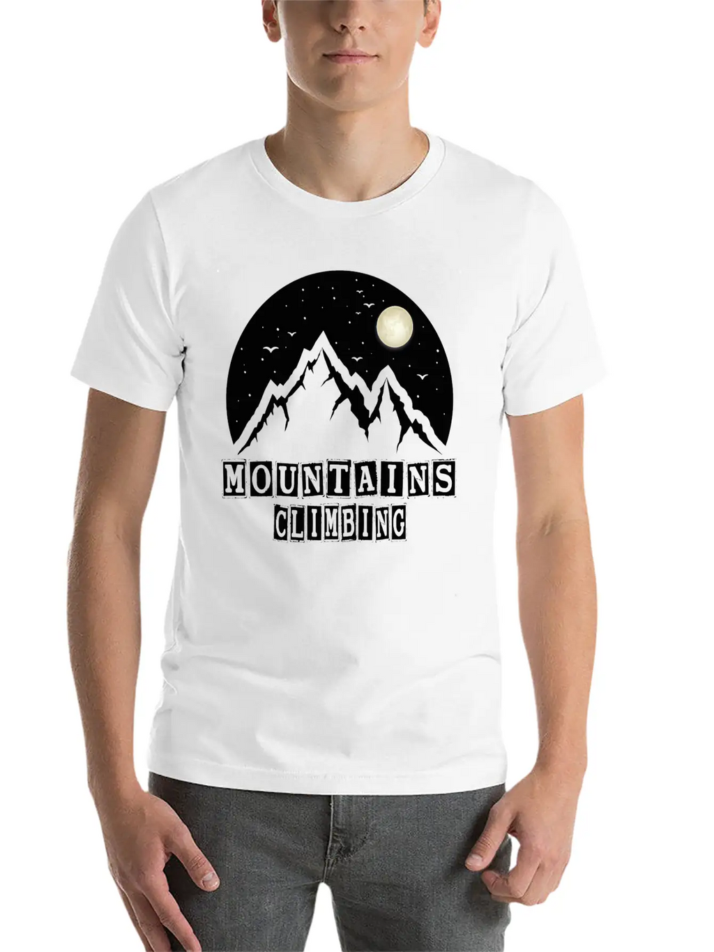 MOUNTAINS CLIMBING Essential Cotton Tee For Daily Outfits – Unisex Style