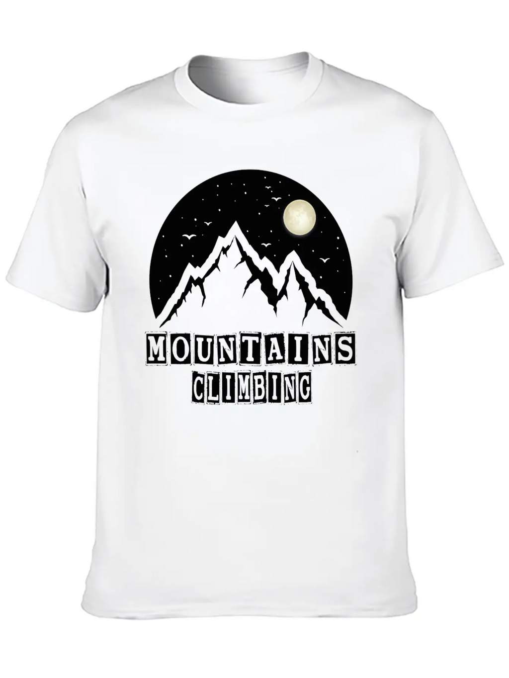 MOUNTAINS CLIMBING Essential Cotton Tee For Daily Outfits – Unisex Style