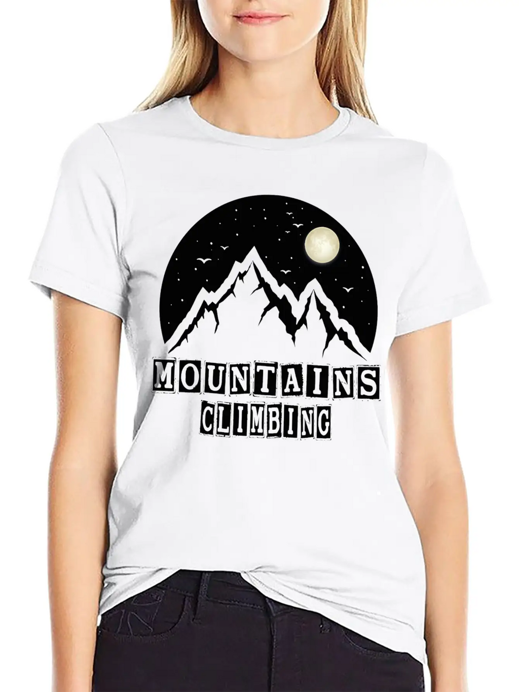 MOUNTAINS CLIMBING Essential Cotton Tee For Daily Outfits – Unisex Style