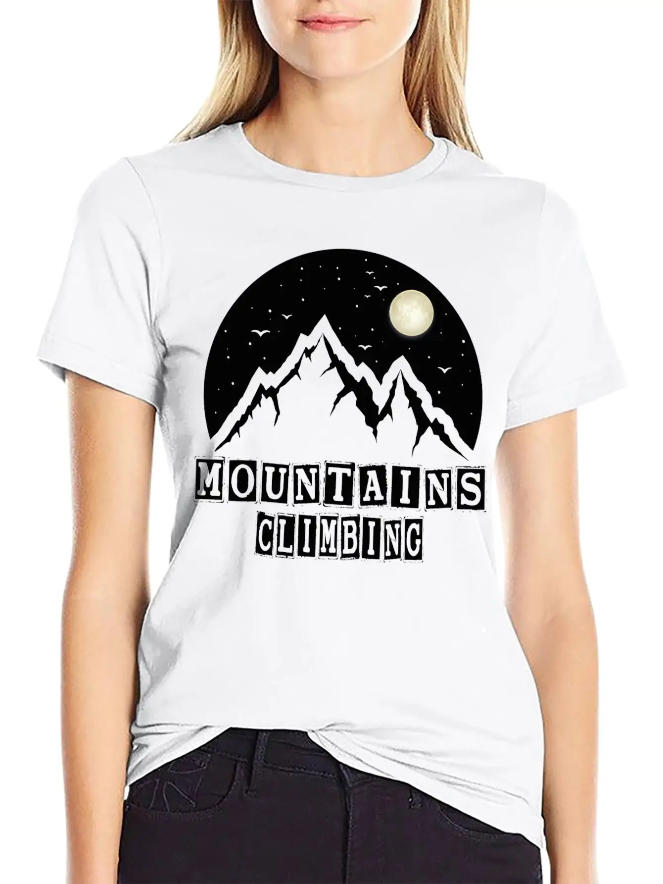 MOUNTAINS CLIMBING Essential Cotton Tee For Daily Outfits – Unisex Style