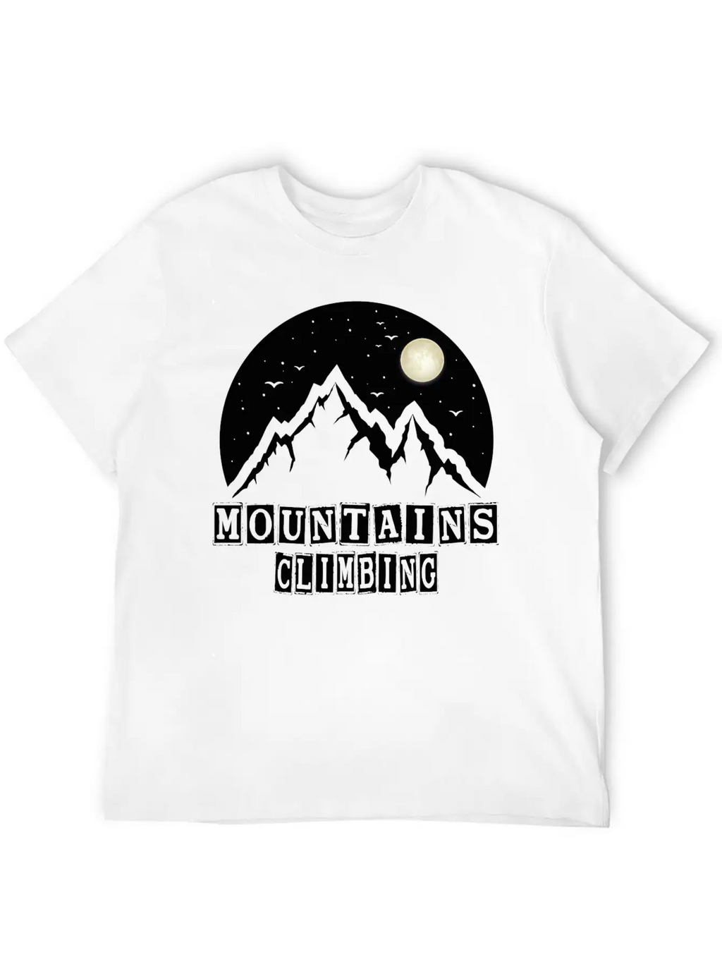 MOUNTAINS CLIMBING Essential Cotton Tee For Daily Outfits – Unisex Style