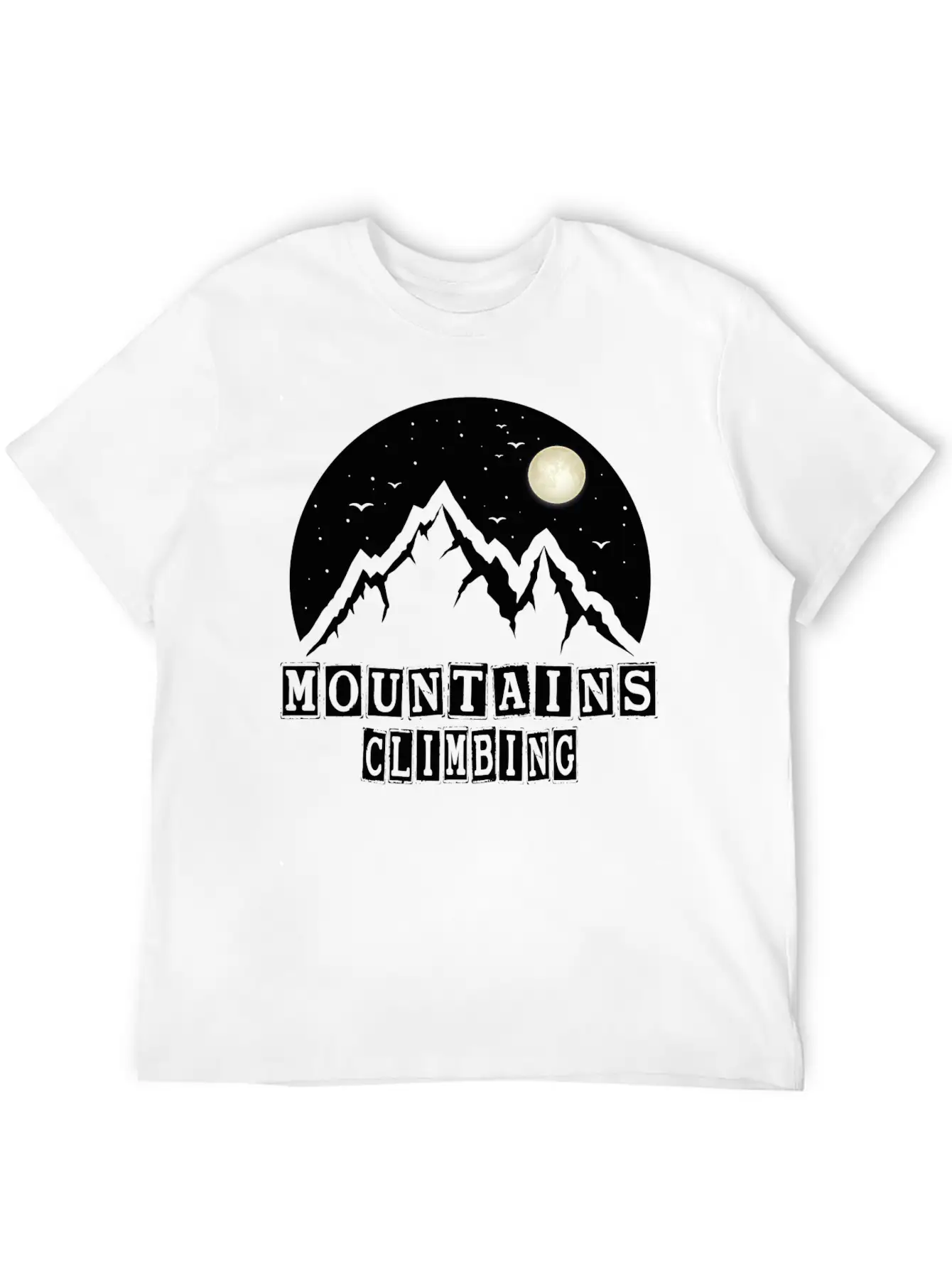 MOUNTAINS CLIMBING Essential Cotton Tee For Daily Outfits – Unisex Style