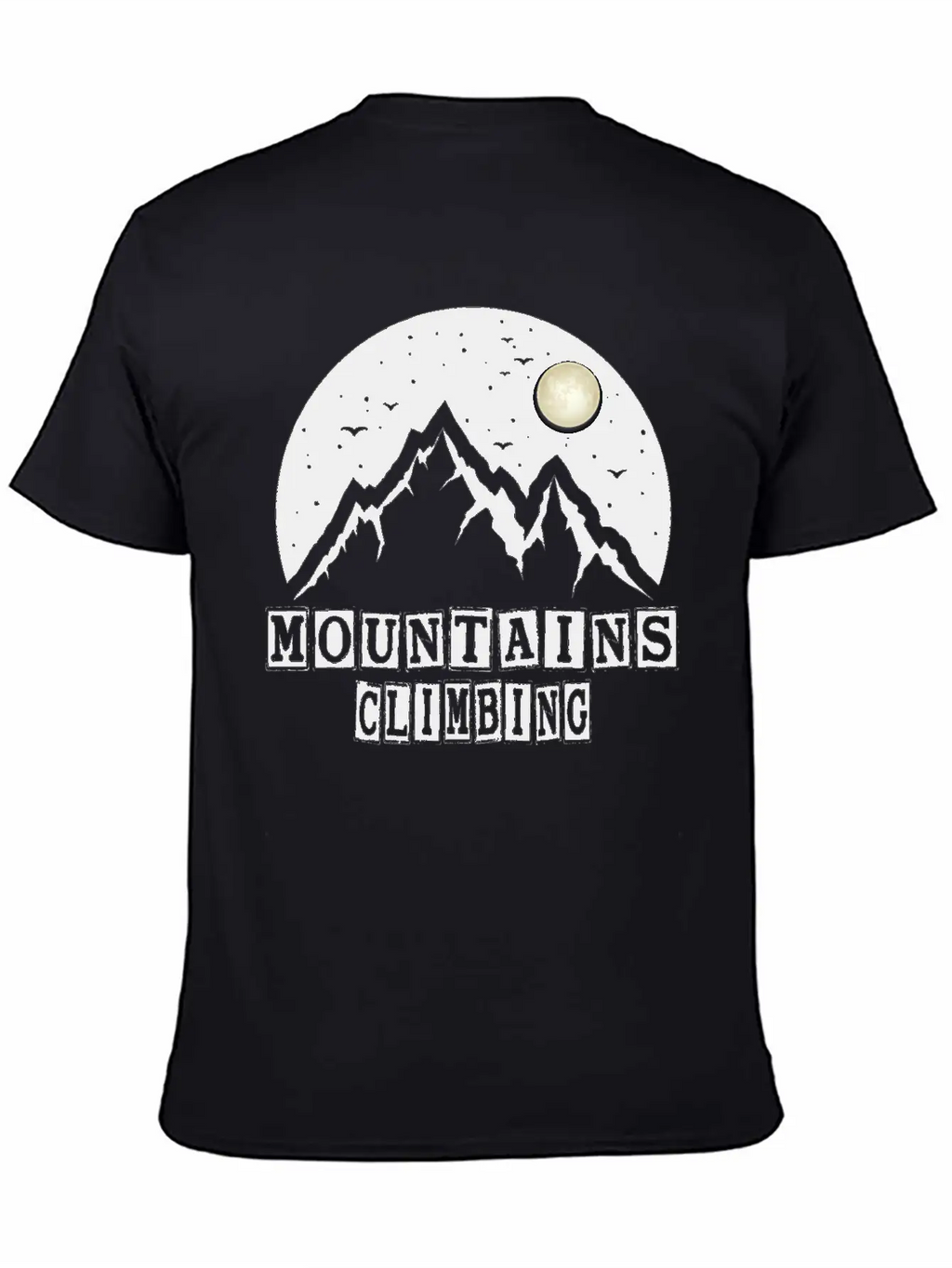 MOUNTAINS CLIMBING Essential Cotton Tee For Daily Outfits – Unisex Style