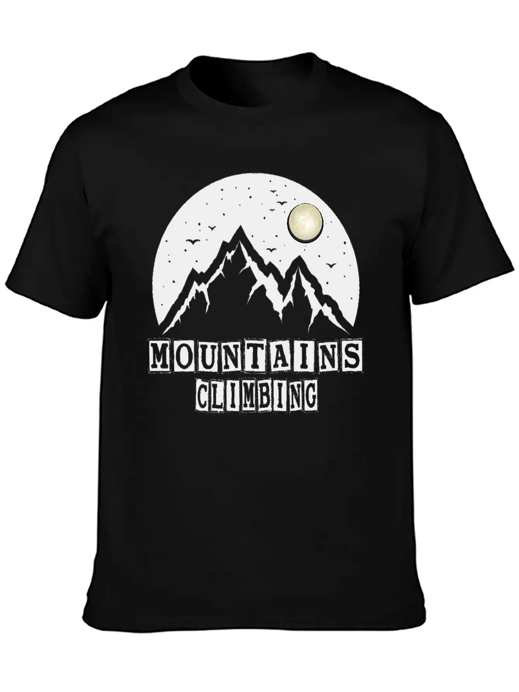 MOUNTAINS CLIMBING Essential Cotton Tee For Daily Outfits – Unisex Style