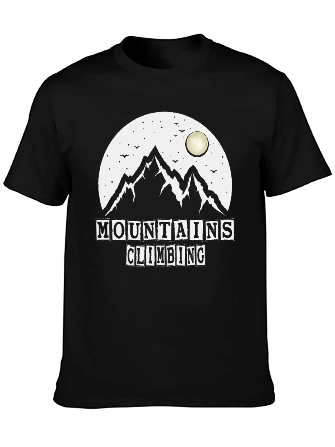 MOUNTAINS CLIMBING Essential Cotton Tee For Daily Outfits – Unisex Style