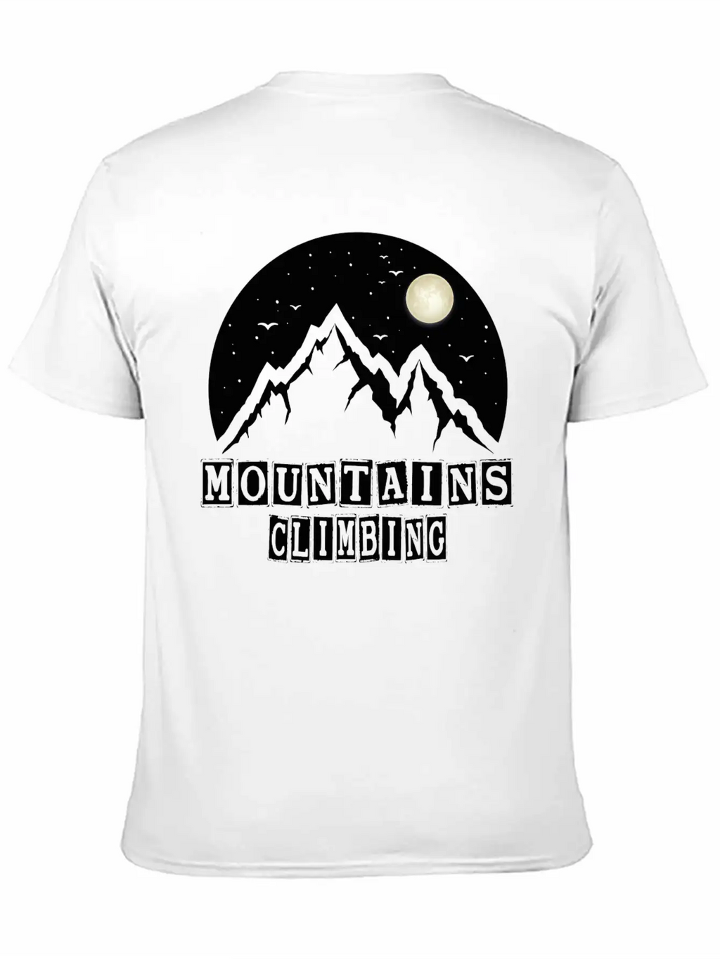 MOUNTAINS CLIMBING Essential Cotton Tee For Daily Outfits – Unisex Style