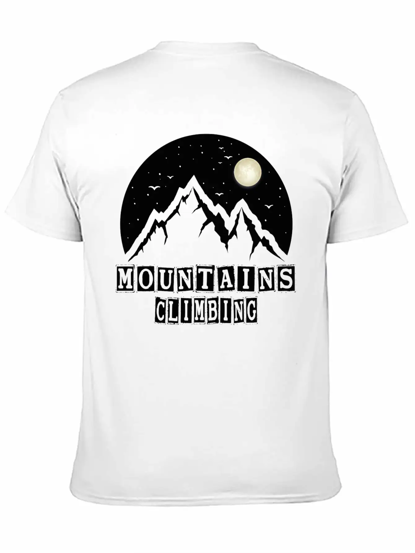 MOUNTAINS CLIMBING Essential Cotton Tee For Daily Outfits – Unisex Style