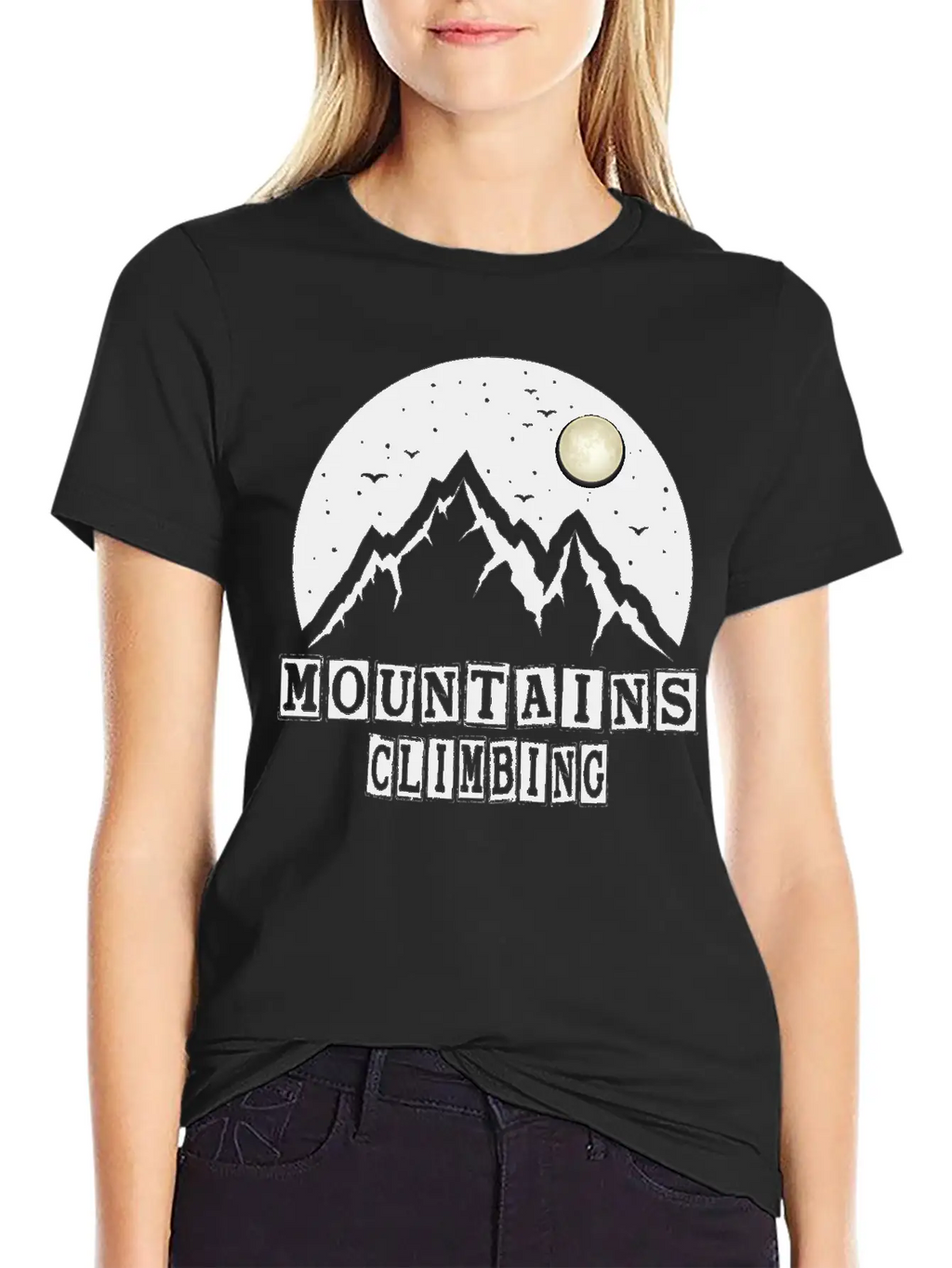 MOUNTAINS CLIMBING Essential Cotton Tee For Daily Outfits – Unisex Style