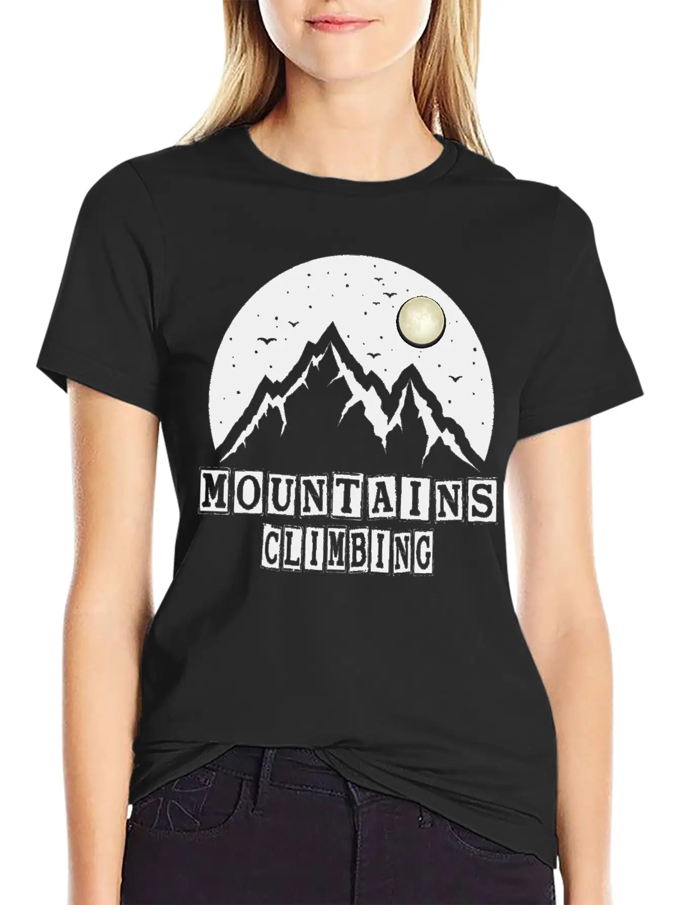 MOUNTAINS CLIMBING Essential Cotton Tee For Daily Outfits – Unisex Style