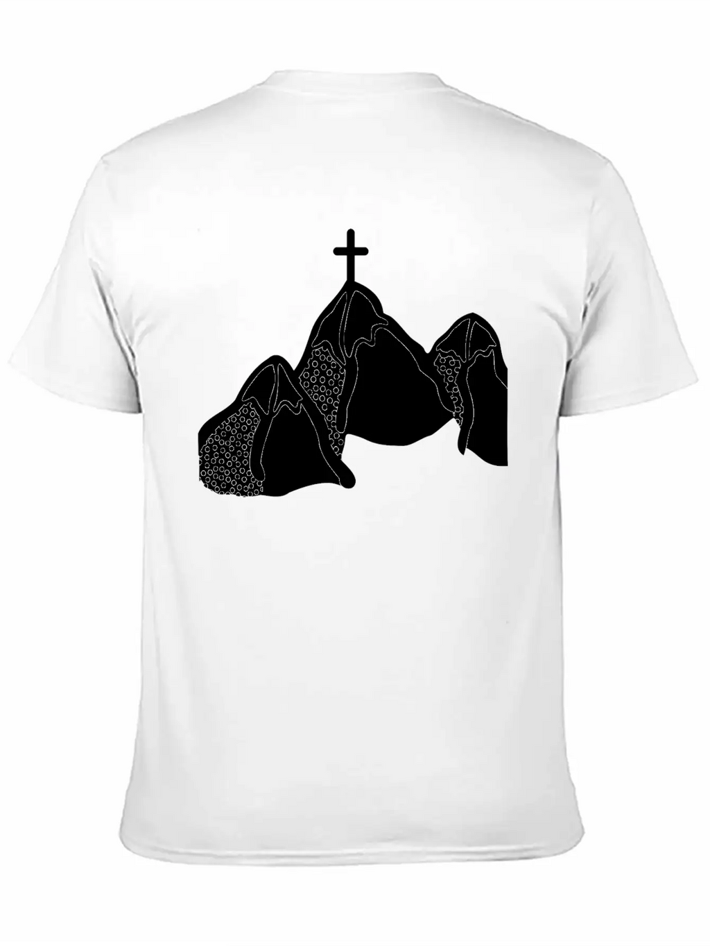 Mountains Lineart Unisex Casual T-Shirt – Clean Design For Daily Comfort